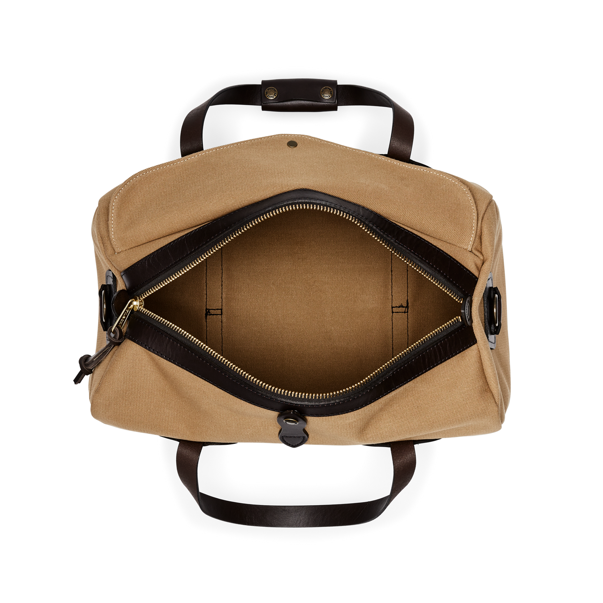 Alternate view of the Filson Small Rugged Twill Duffle Bag - Tan