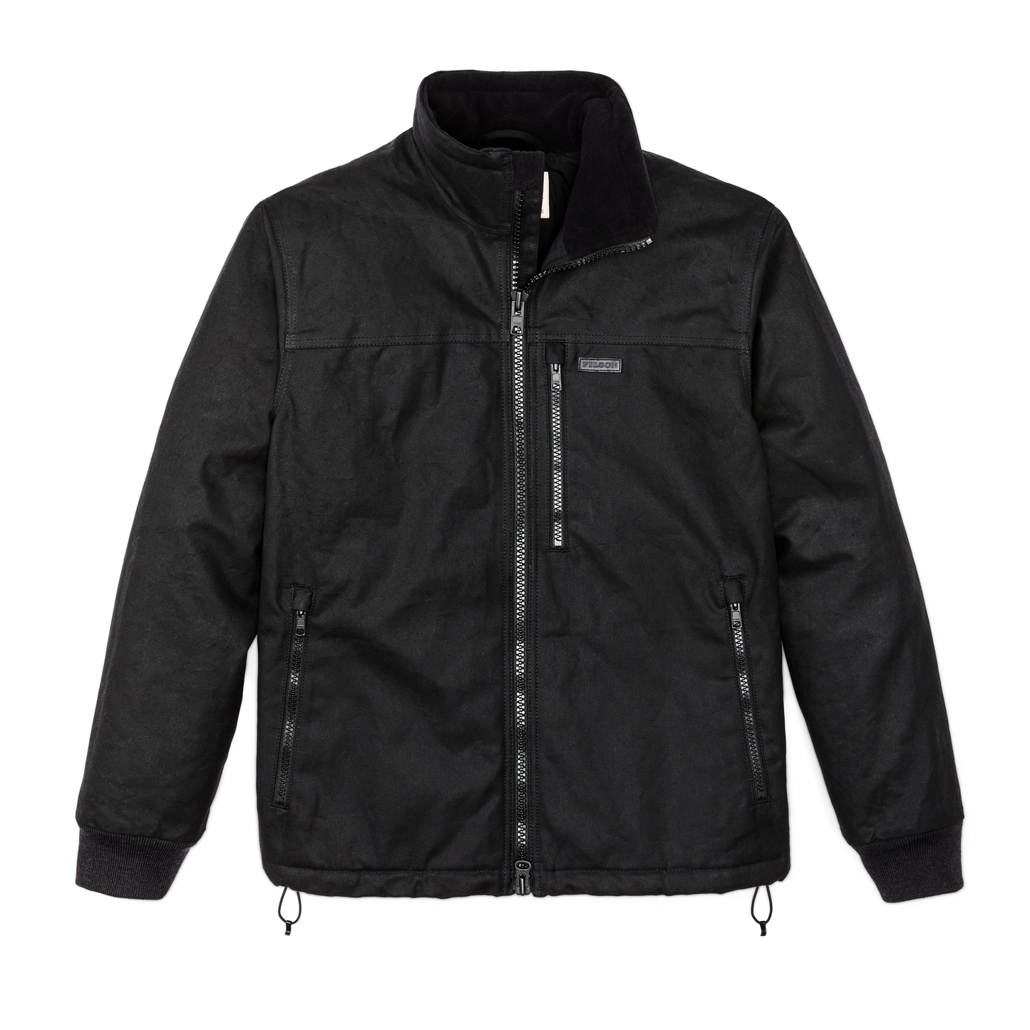 Front-facing image of the Filson Tin Cloth Primaloft¬Æ Jacket - Black