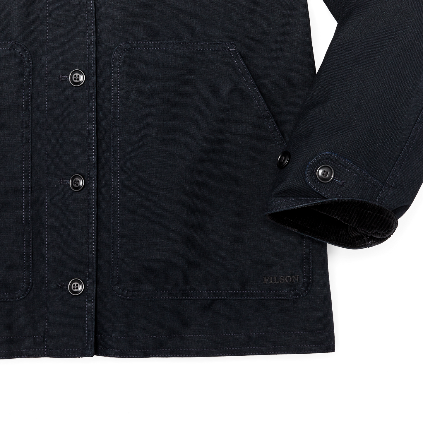 Alternate view of the Filson Women's Dry Tin Barn Coat - Navy