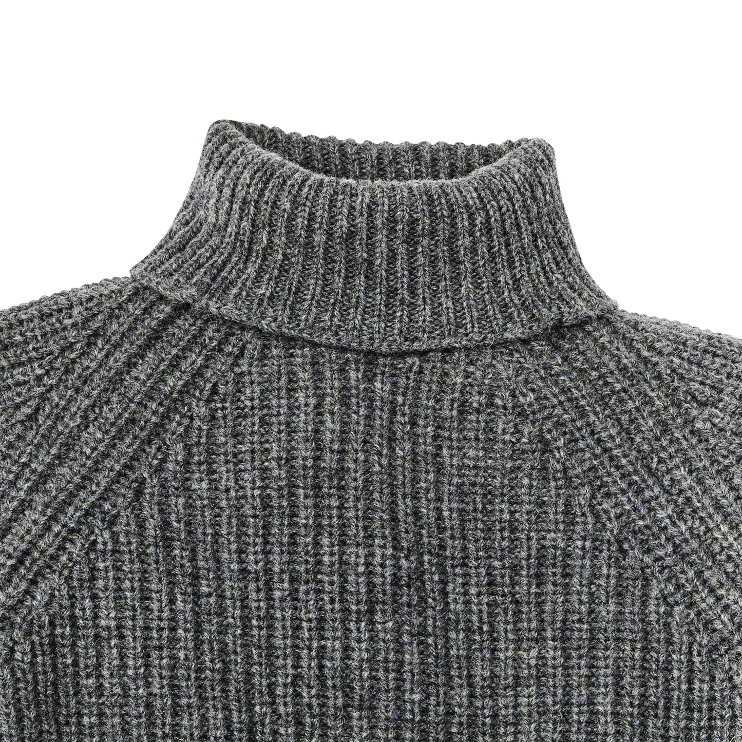 Alternate view of the Filson Bristol Roll Neck Sweater  - Heather Gray