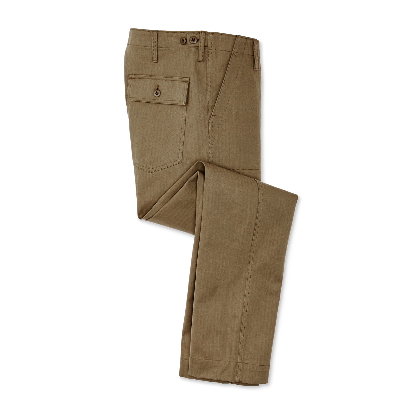 Front-facing image of the Filson Supply Pants - Dark Tan