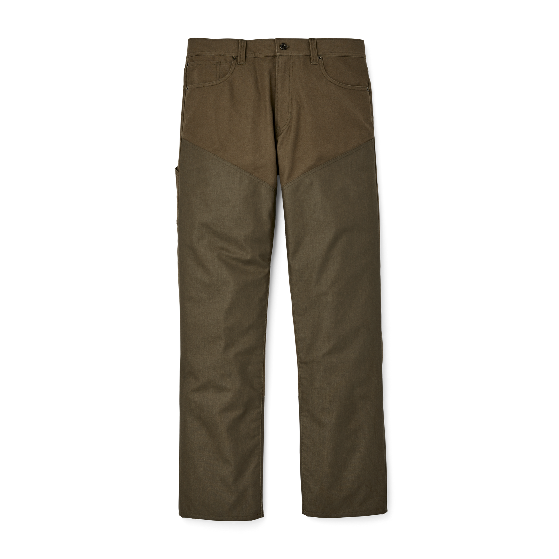 Alternate view of the Filson Tin Cloth Upland Brush Pants - Marsh Olive