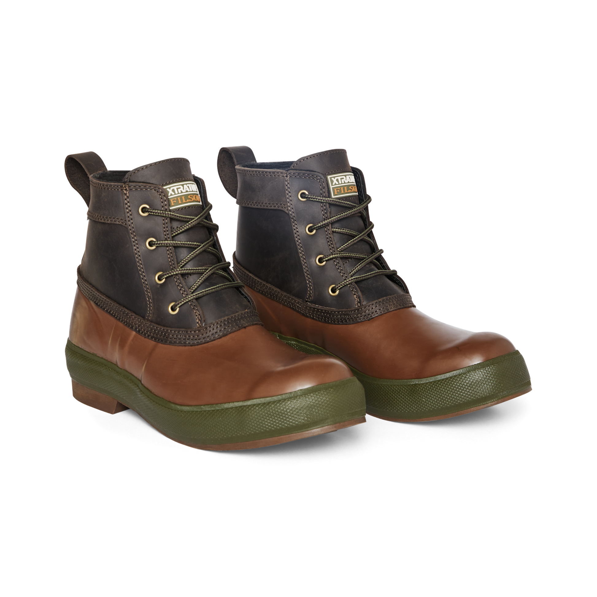 Alternate view of the Filson Filson X Xtratuf 6" Legacy Lace Boots - Brown