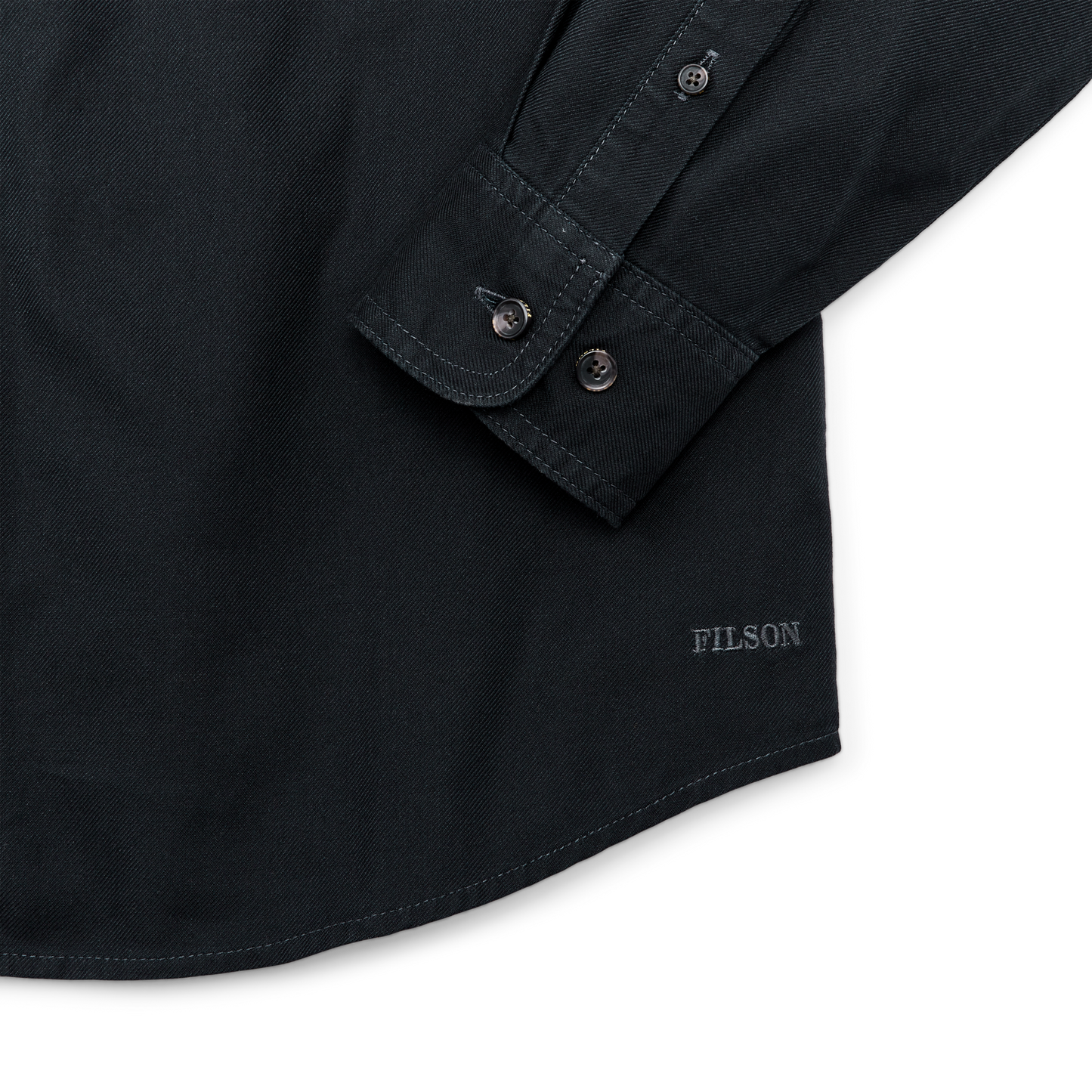 Alternate view of the Filson Lightweight Alaskan Guide Shirt - Midnight Navy