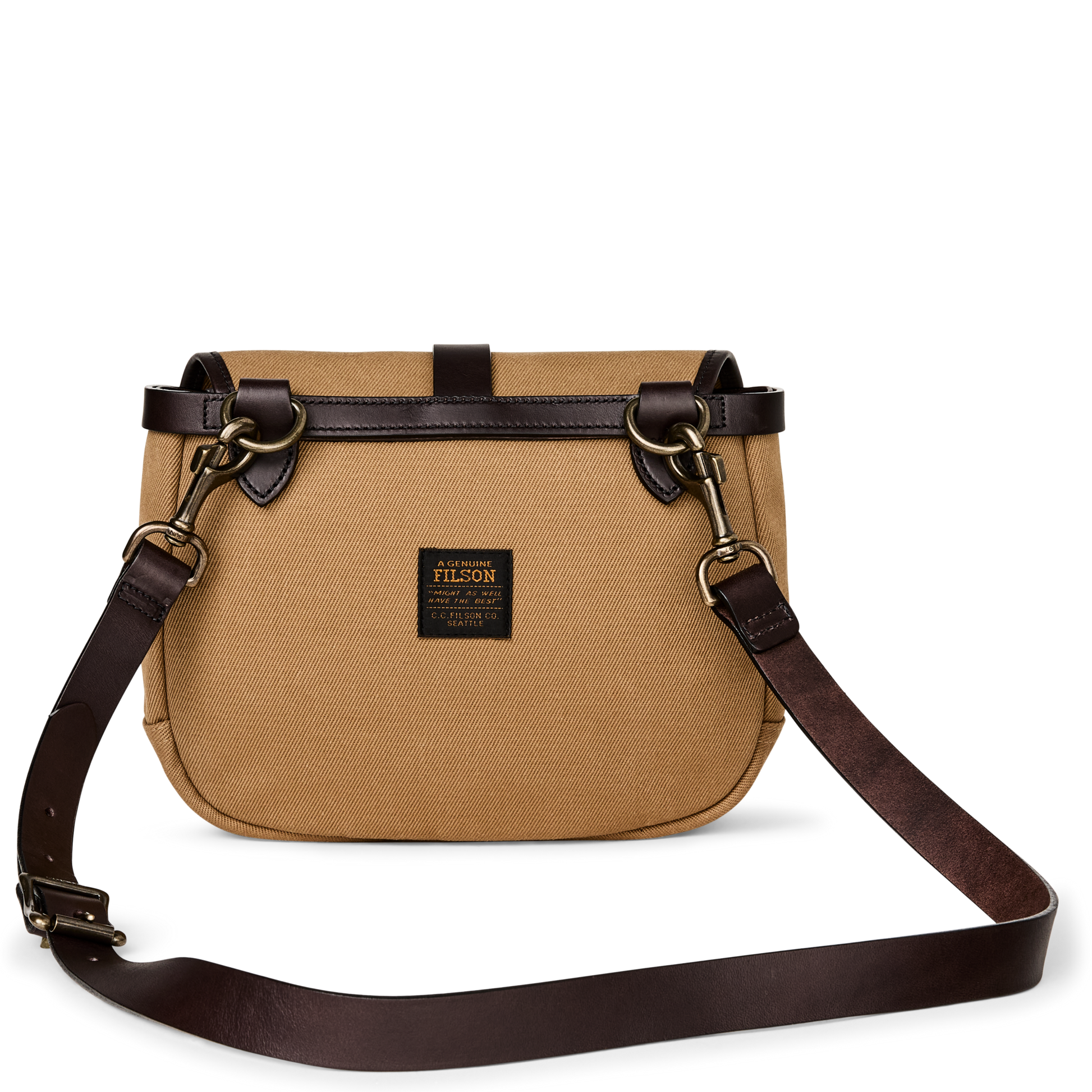 Alternate view of the Filson Rugged Twill Xs Field Bag - Tan