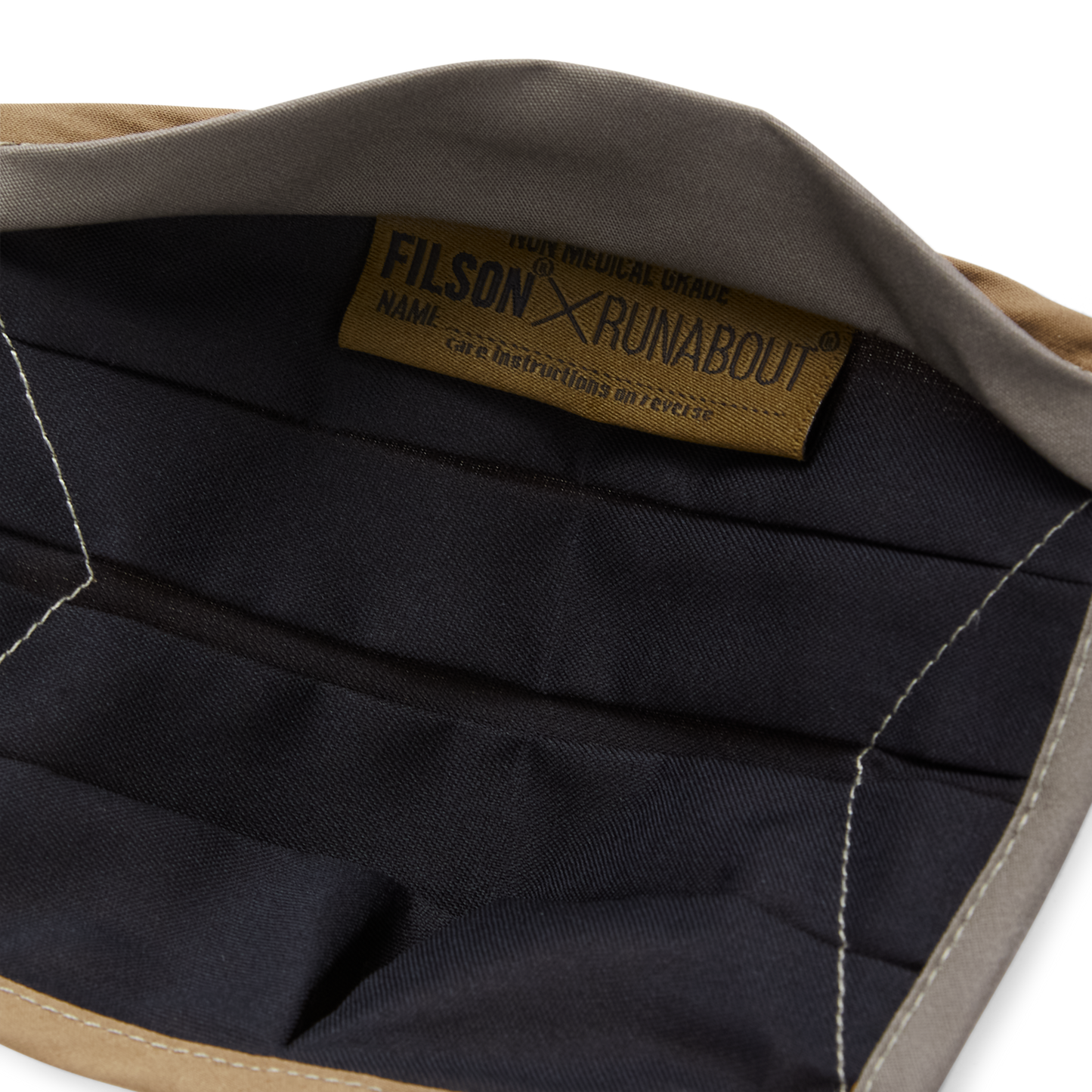 Alternate view of the Filson Filson X Runabout Goods Face Mask - Rugged Tan