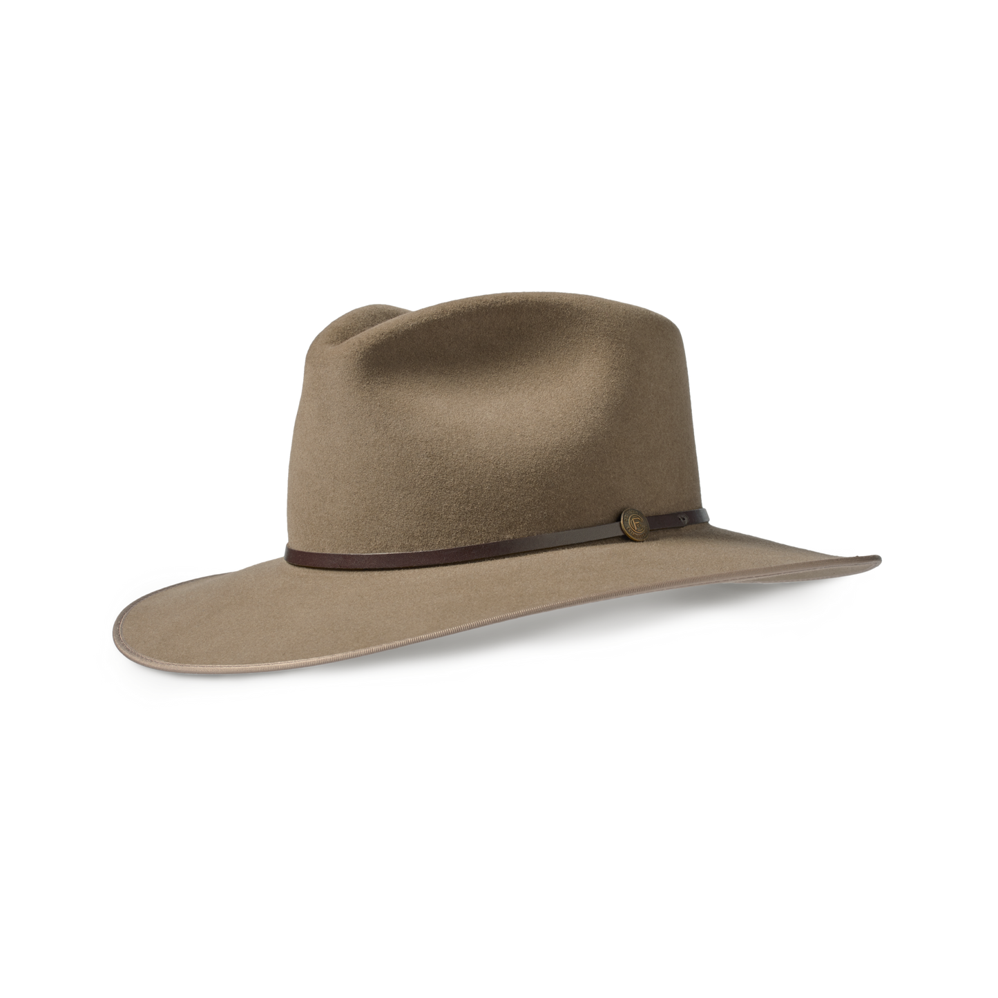 Front-facing image of the Filson Stetson Wolf Canyon Hat - Birch