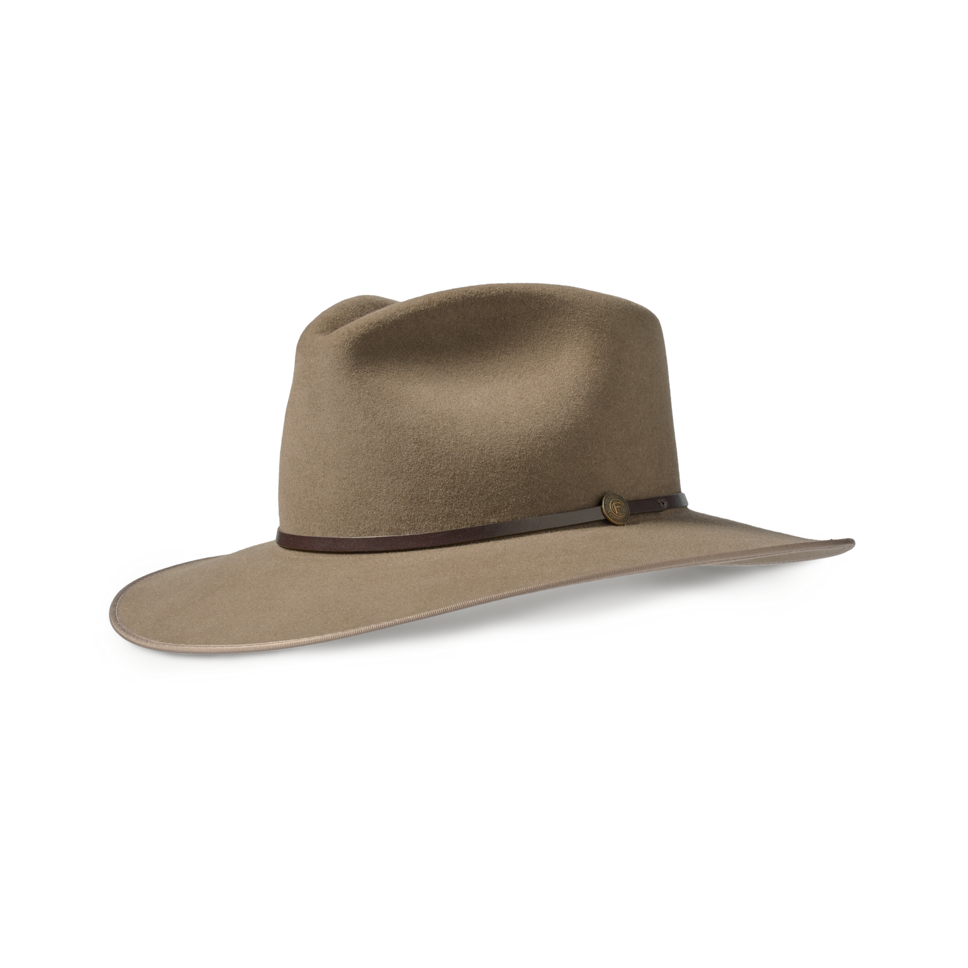 Front-facing image of the Filson Stetson Wolf Canyon Hat - Birch