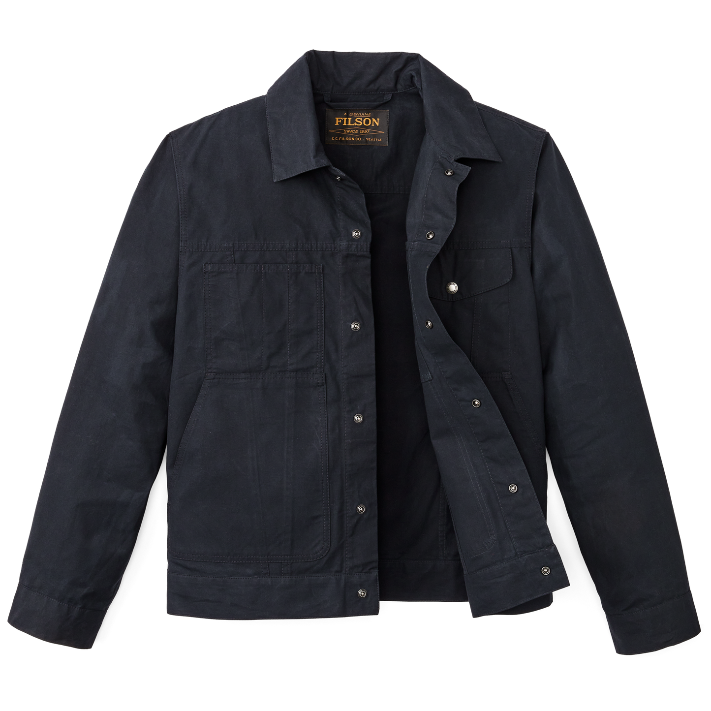 Alternate view of the Filson Ranger Short Cruiser Jacket - Navy