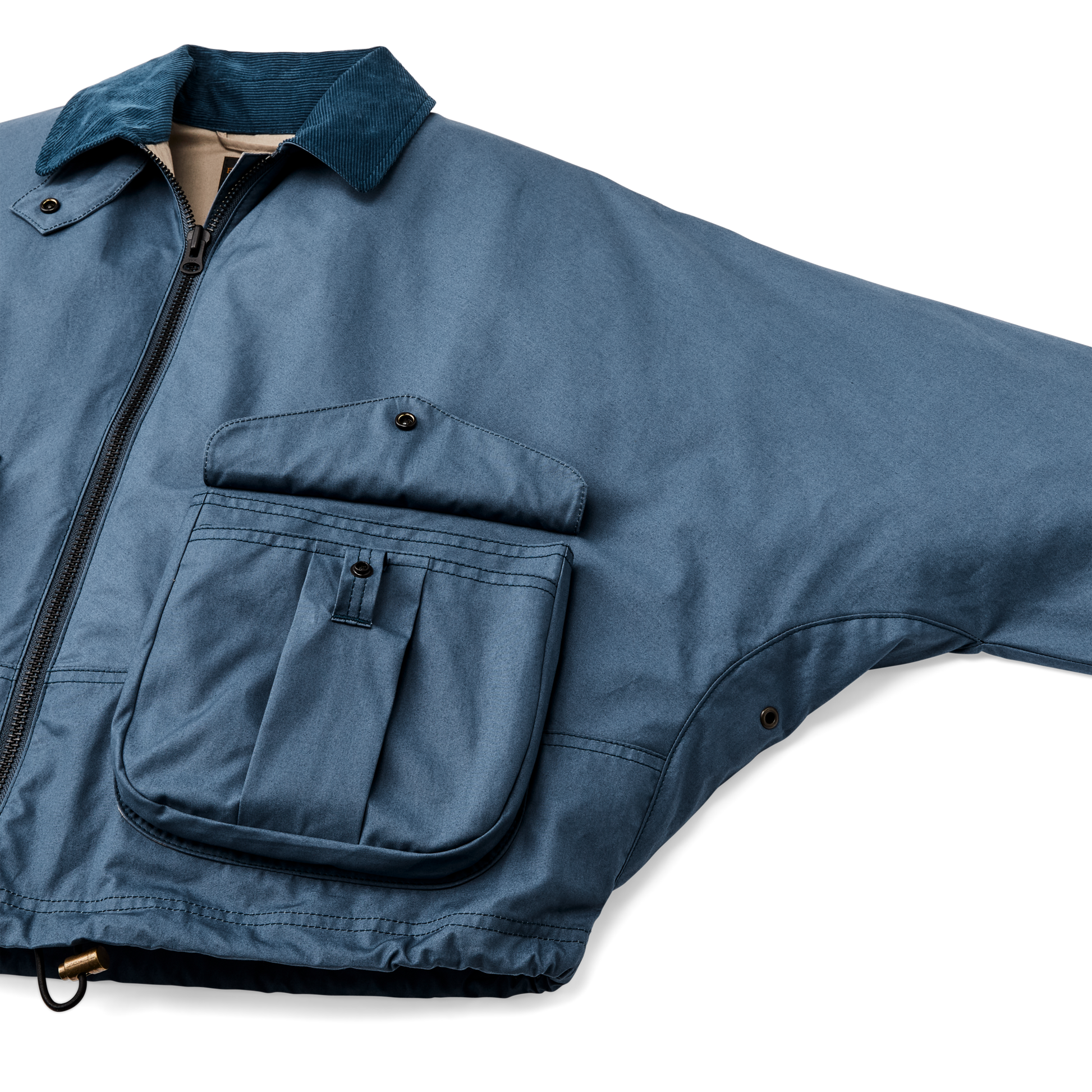 Alternate view of the Filson Women's Aviator Cloth Short Work Jacket - Flag Blue