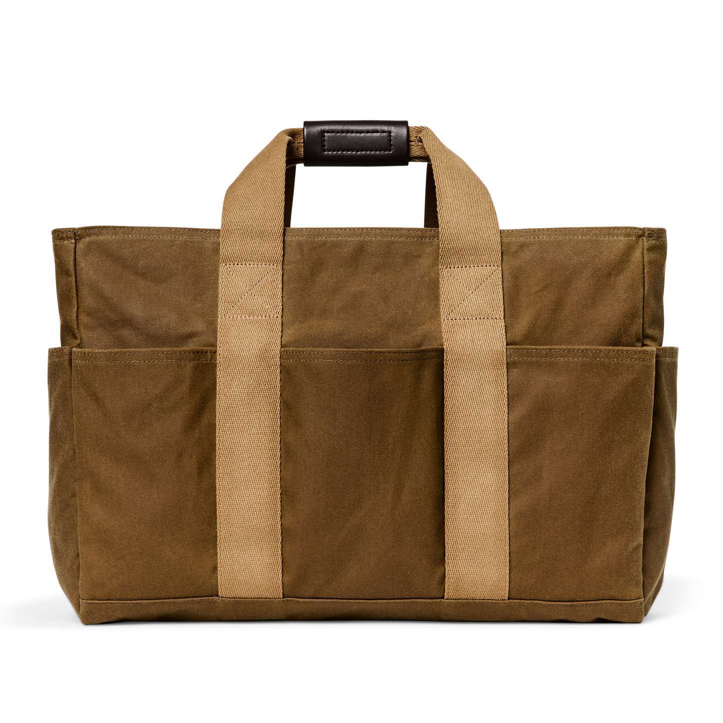 Alternate view of the Filson Tin Cloth Open Supply Tote - Dark Tan