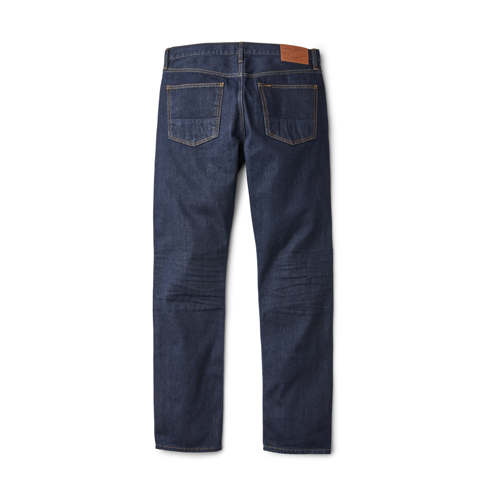 Alternate view of the Filson Rail-splitter Jeans - Rinse Indigo