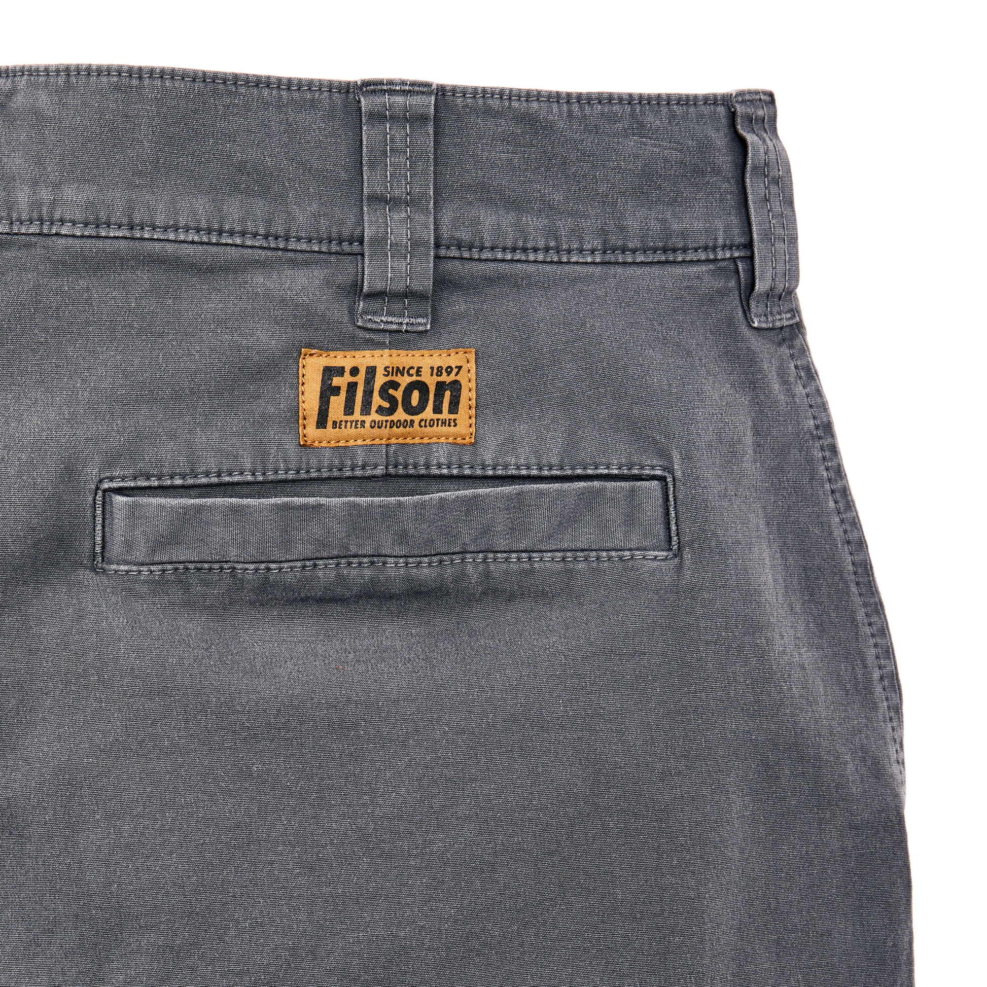 Alternate view of the Filson Granite Mountain 6" Shorts - Rockslide Gray