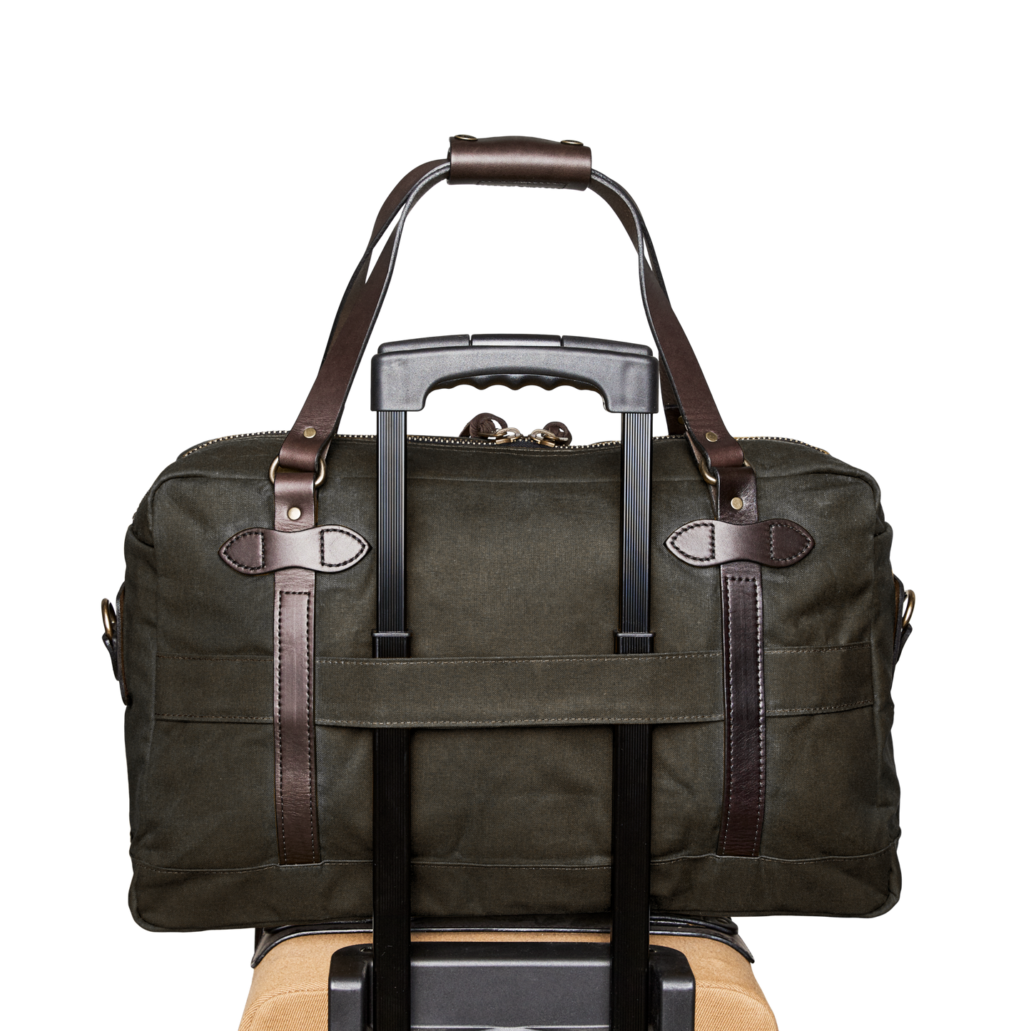 Alternate view of the Filson 48 Hour Tin Cloth Duffle Bag - Otter Green