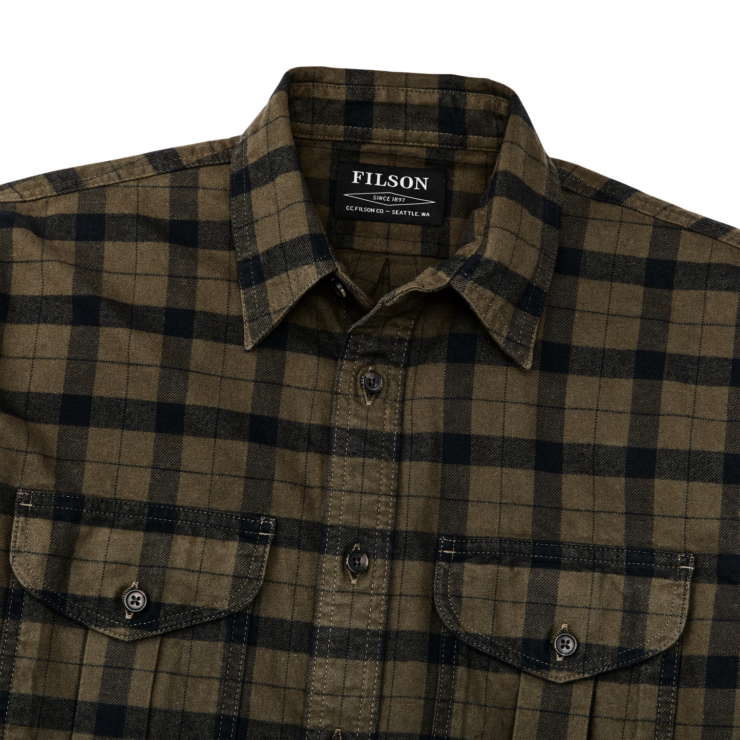 Alternate view of the Filson Alaskan Guide Shirt - Black