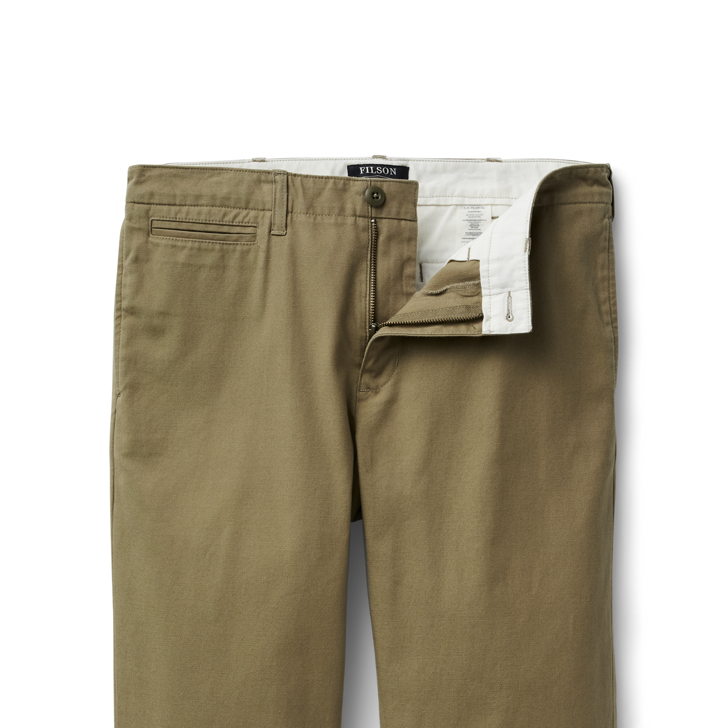 Alternate view of the Filson Draftsman Canvas Pants - Faded Olive