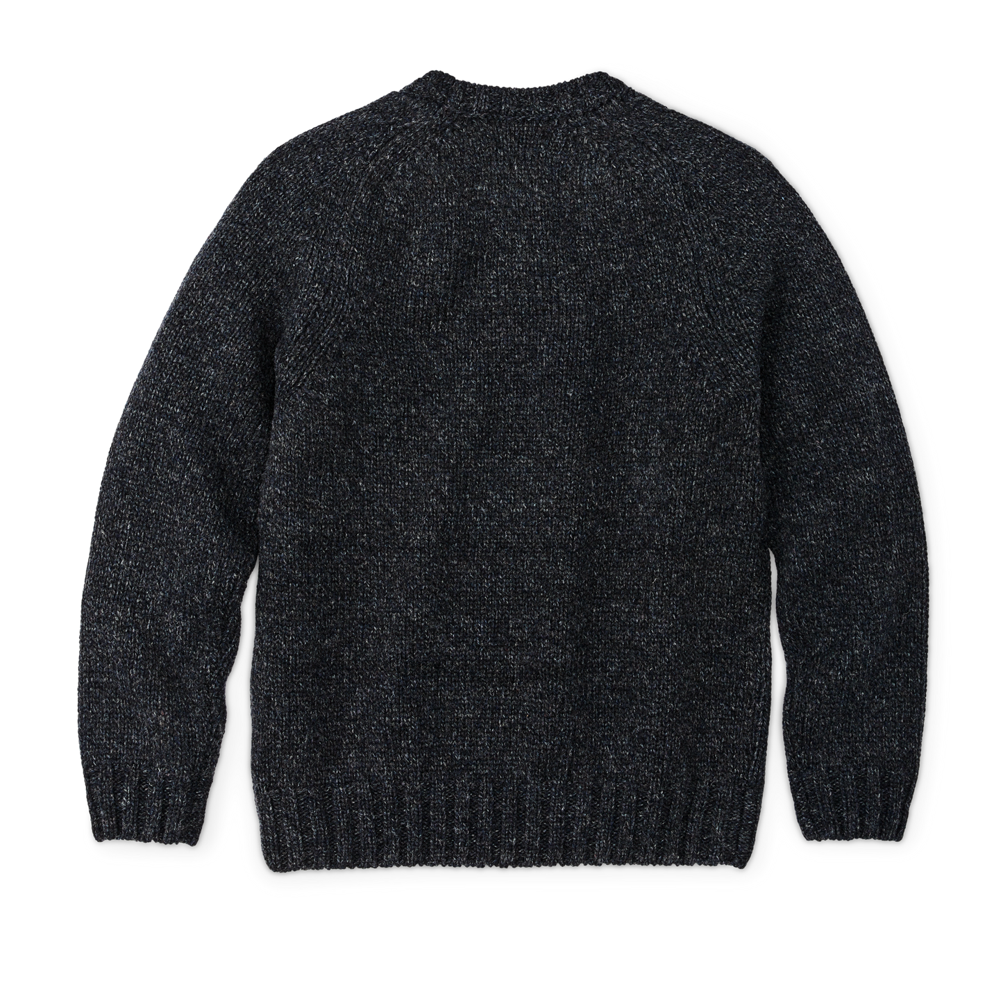 Alternate view of the Filson Heritage 3-gauge Wool Sweater - Slate / Navy Melange