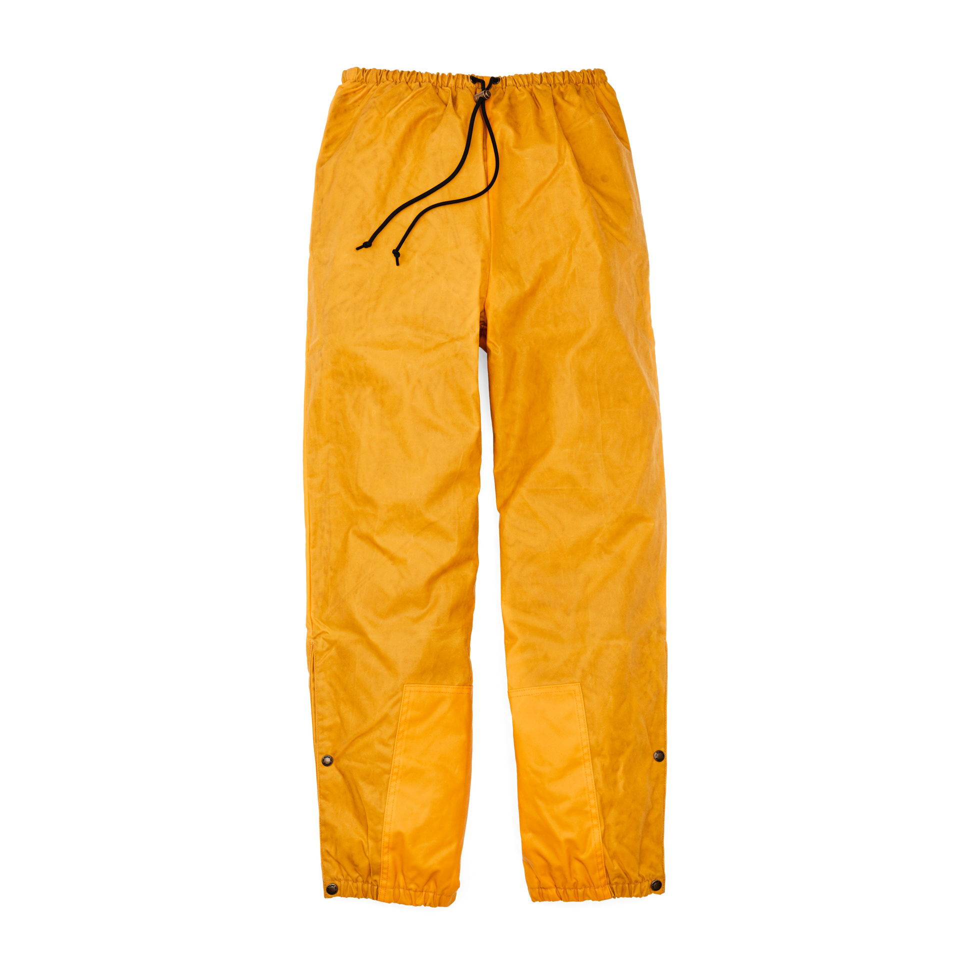 Front-facing image of the Filson Foul Weather Rain Pants  - Larch Gold