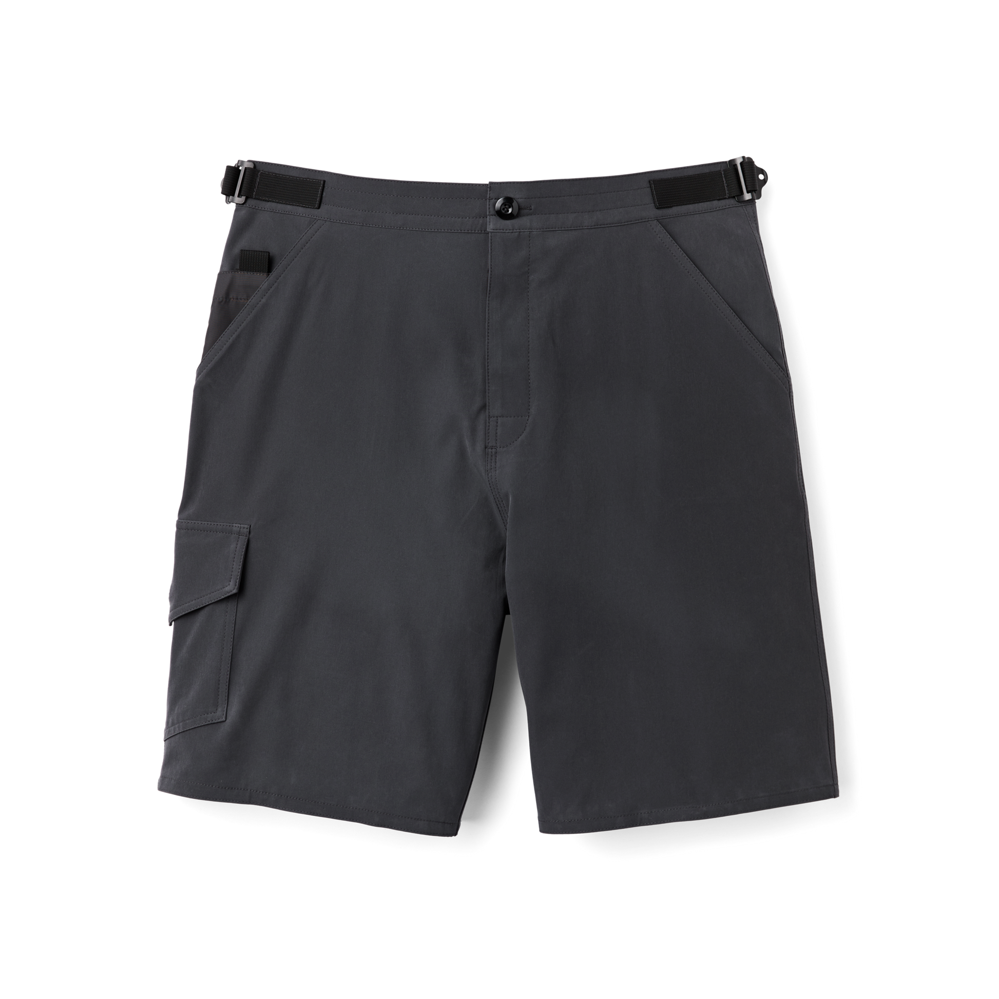 Front-facing image of the Filson Filson X Birdwell Beach Britches¬Æ Surfstretch Tac Shorts - Charcoal