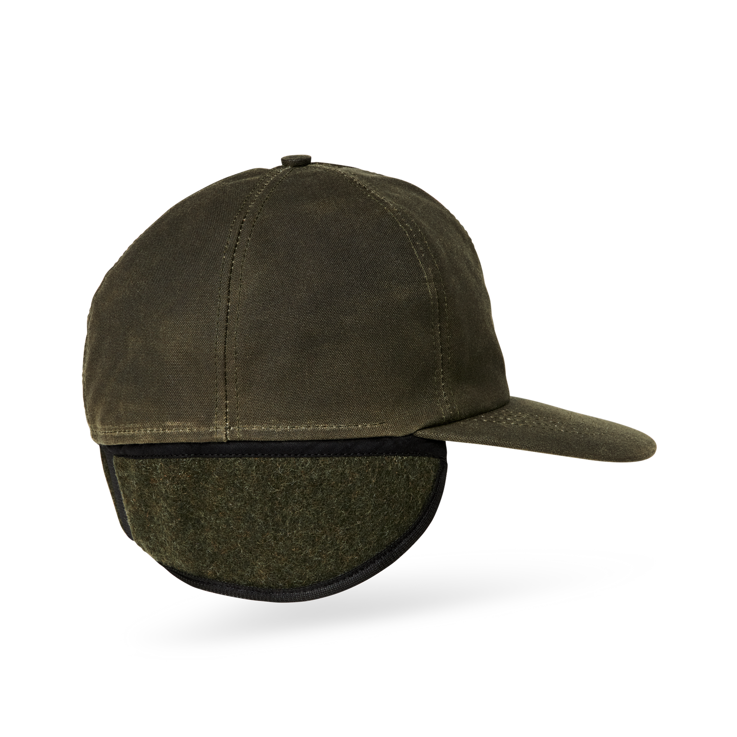 Alternate view of the Filson Insulated Tin Cloth Cap - Otter Green