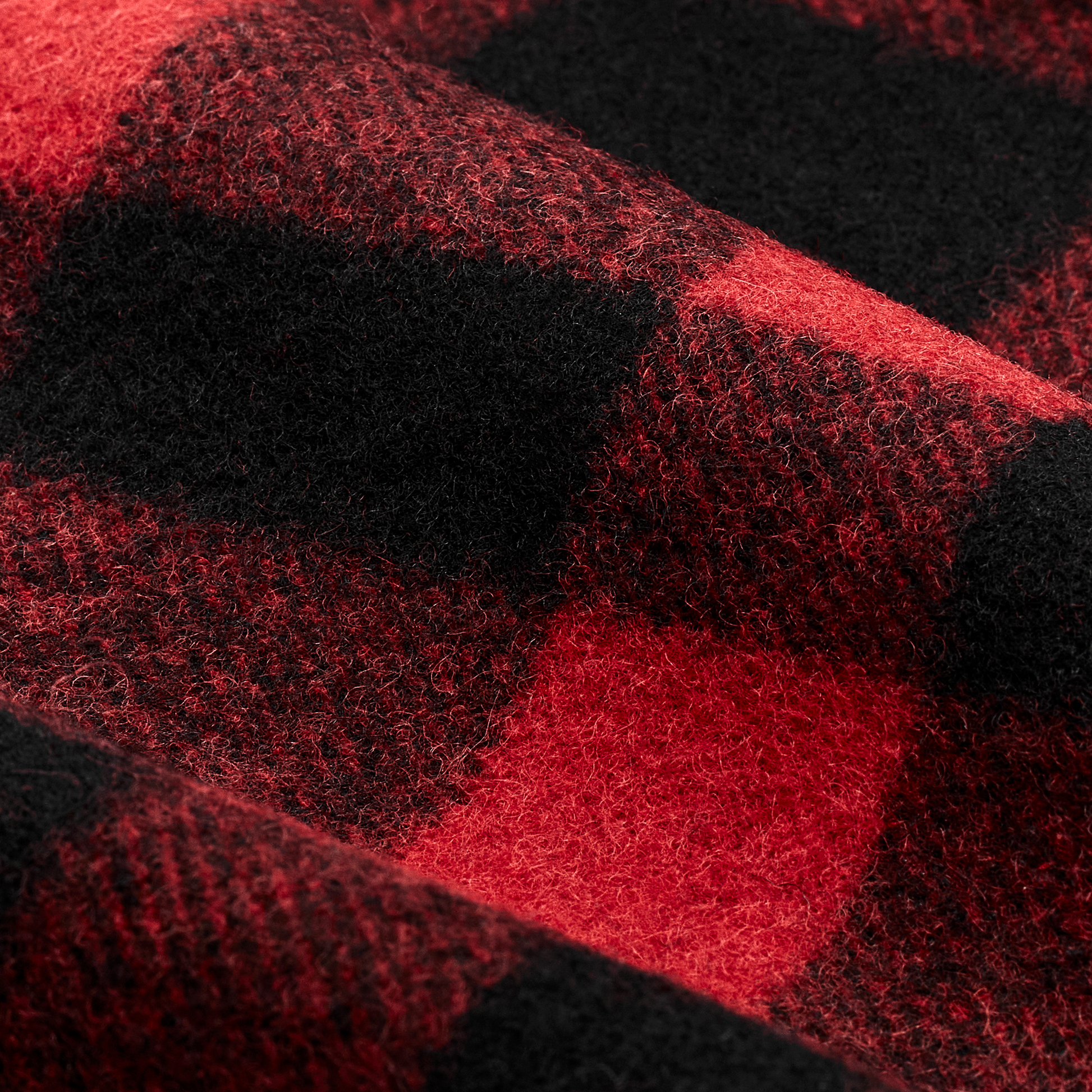 Alternate view of the Filson Mackinaw Wool Vest - Red/black Plaid