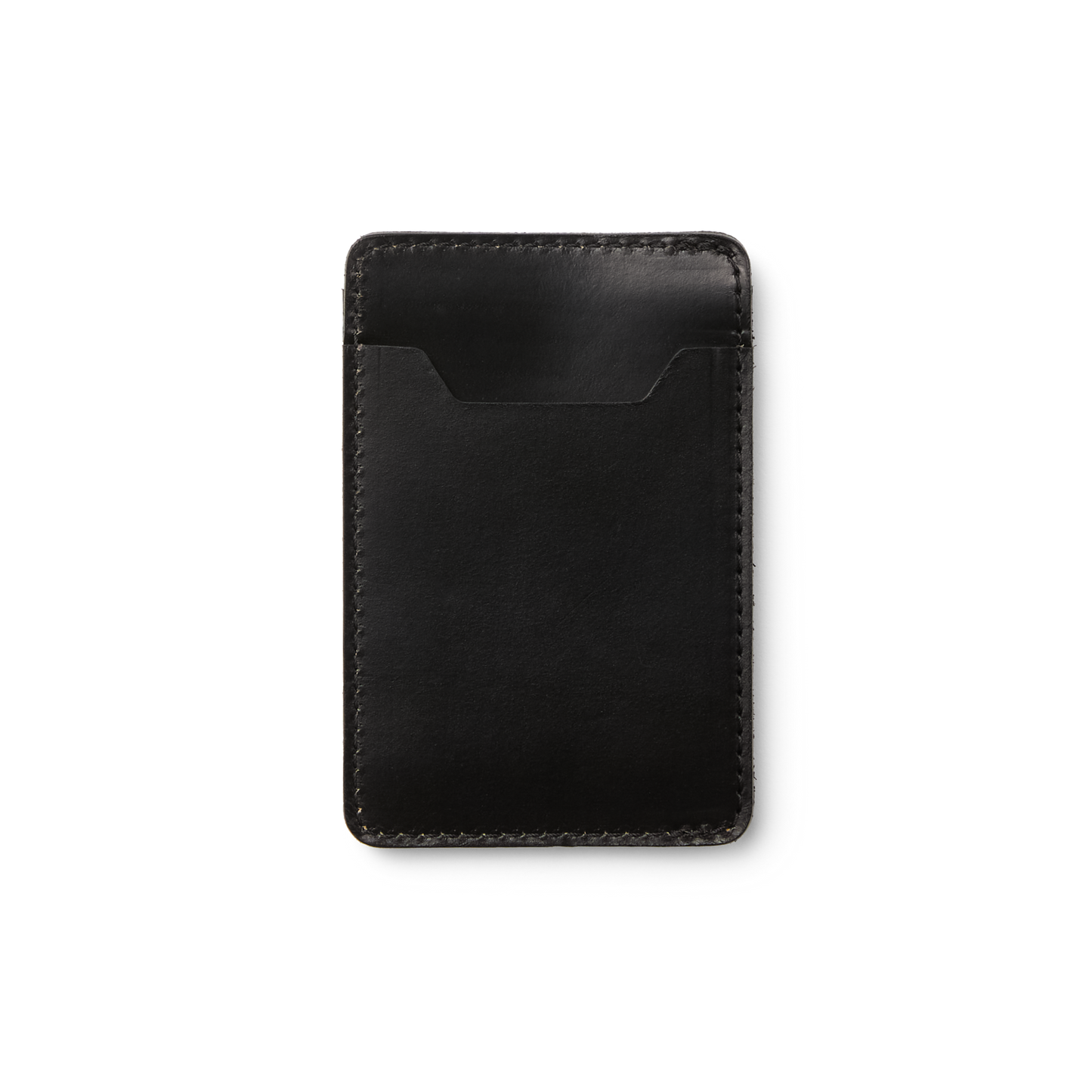 Front-facing image of the Filson Filson Leather Card Case - Black