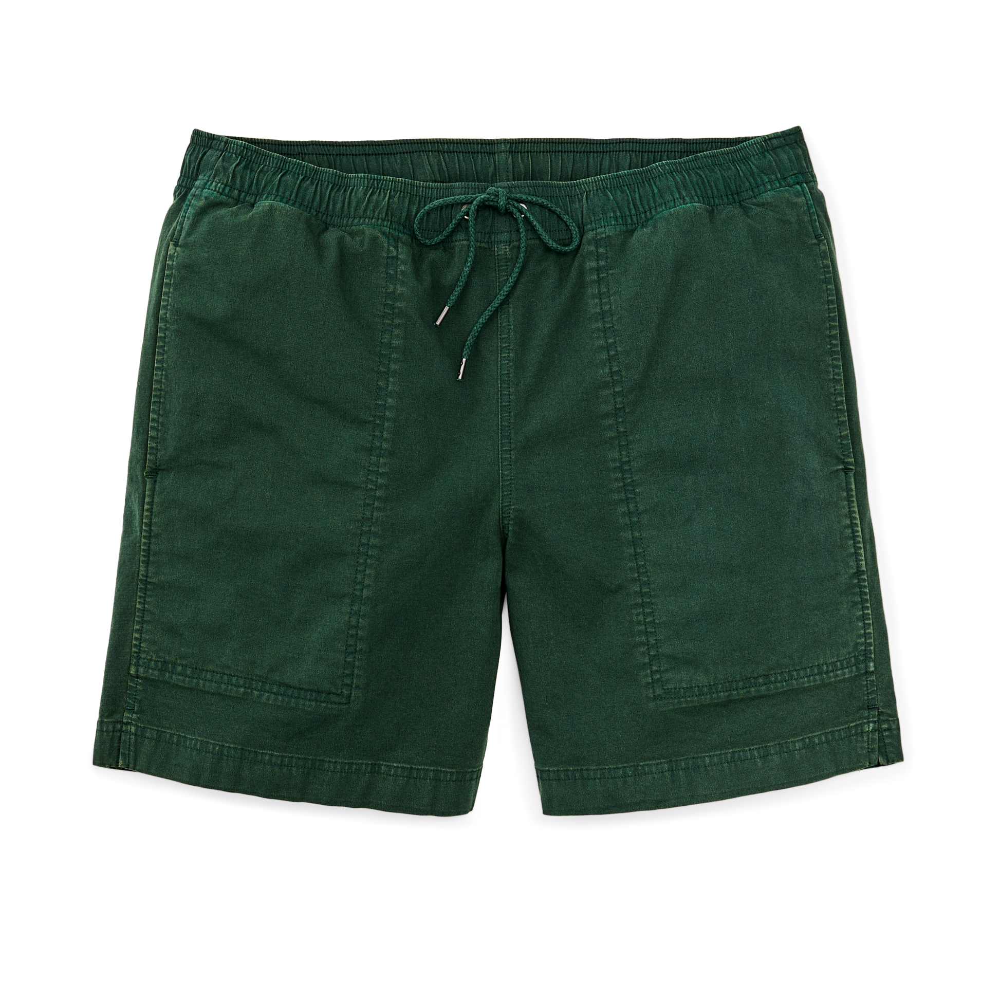 Front-facing image of the Filson Granite Mountain Pull On Shorts - Pine Needle