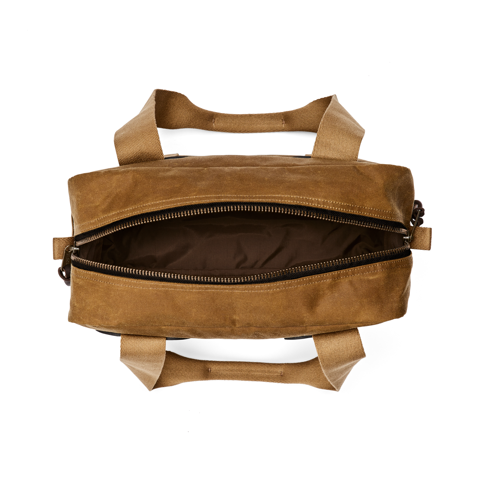 Alternate view of the Filson Tin Cloth Zipper Tote Bag - Dark Tan