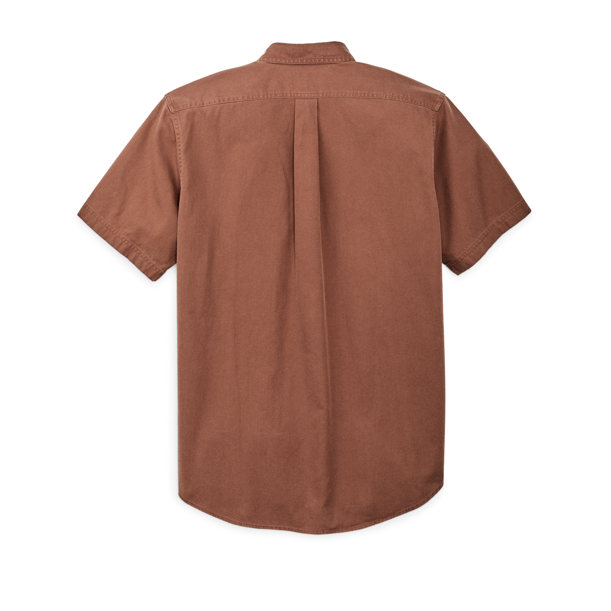 Alternate view of the Filson Short Sleeve Lightweight Alaskan Guide Shirt  - Mahogany Brown