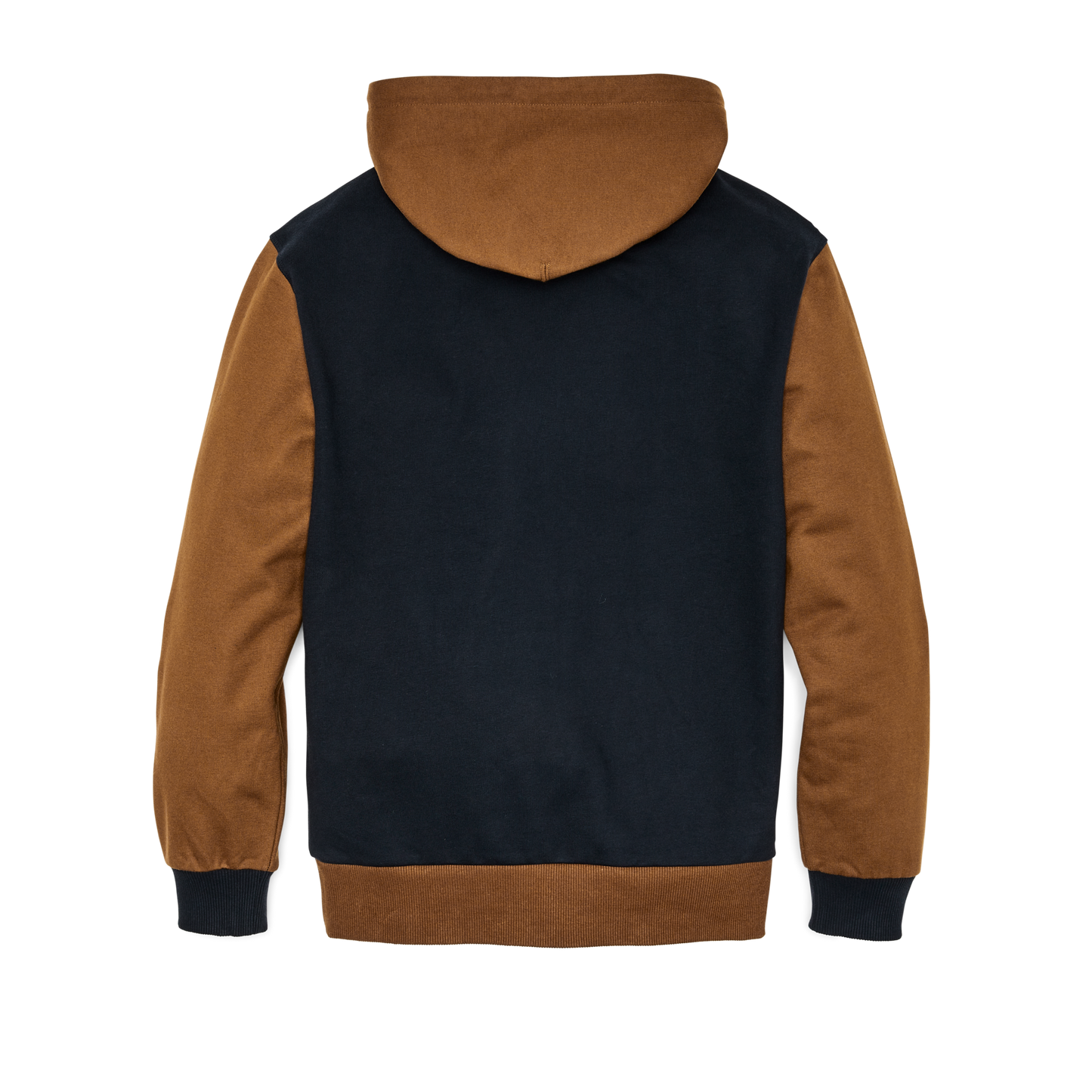 Alternate view of the Filson Prospector Hoodie - Navy / Whiskey