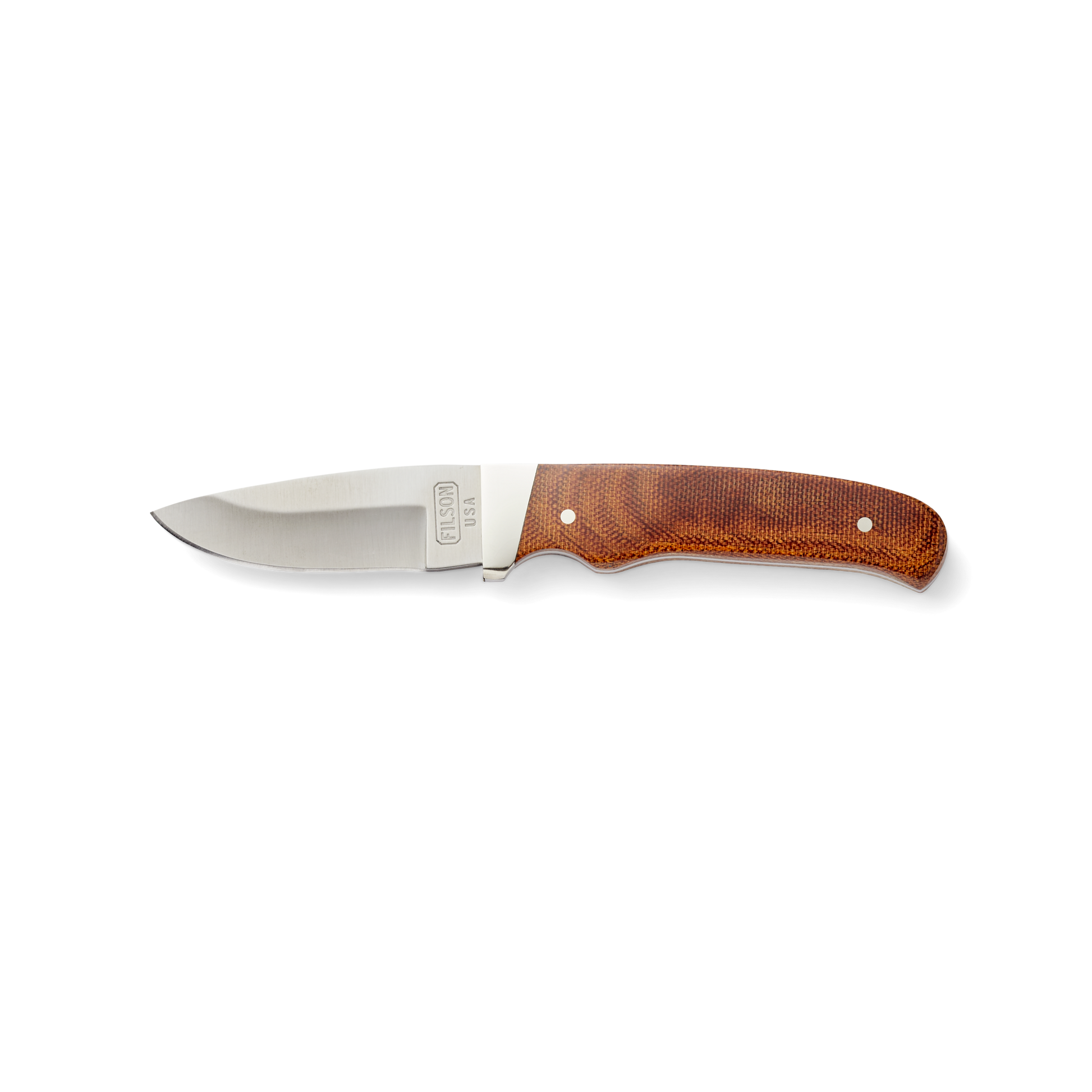 Front-facing image of the Filson Skinner Fixed-blade Knife - No Color