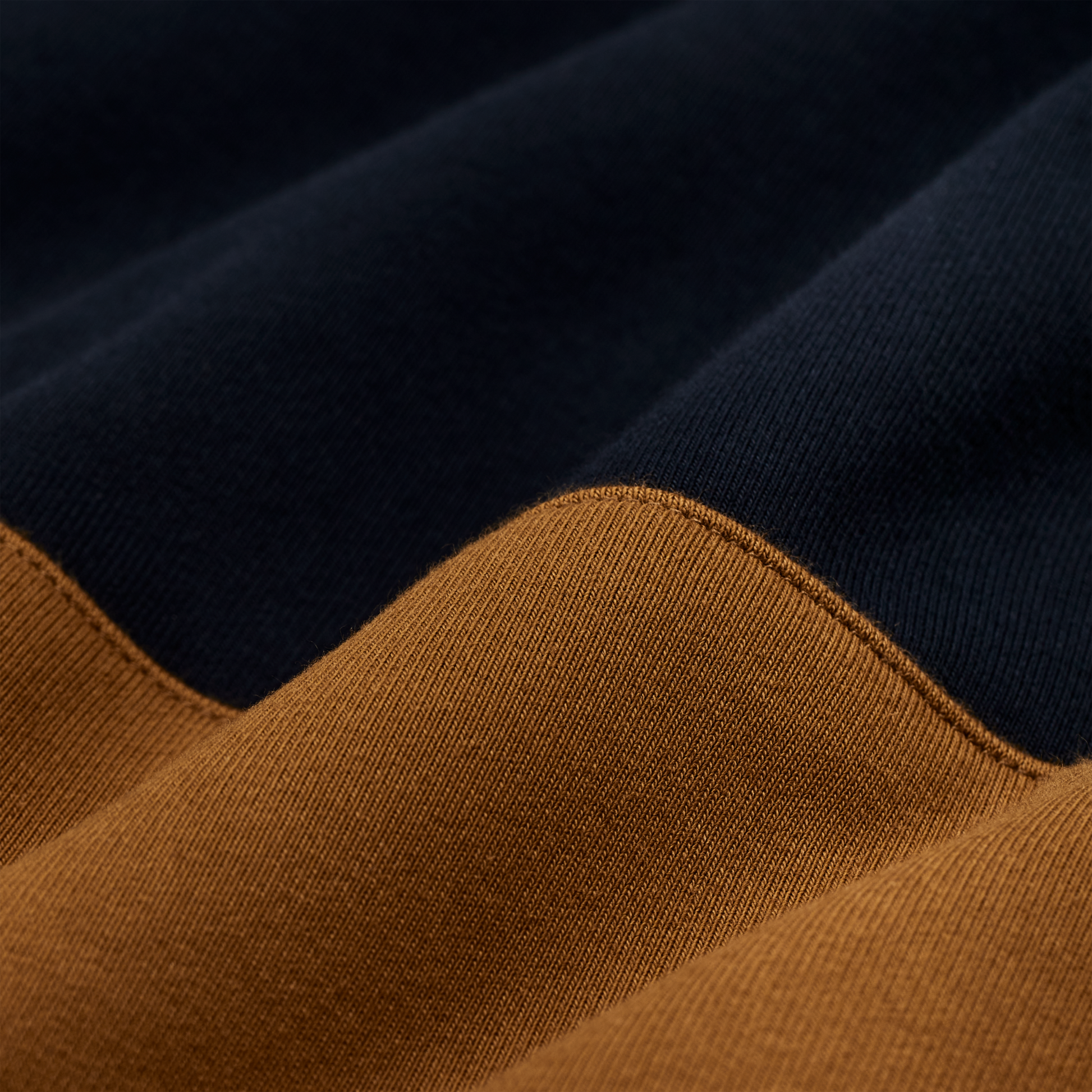 Alternate view of the Filson Prospector Hoodie - Navy / Whiskey