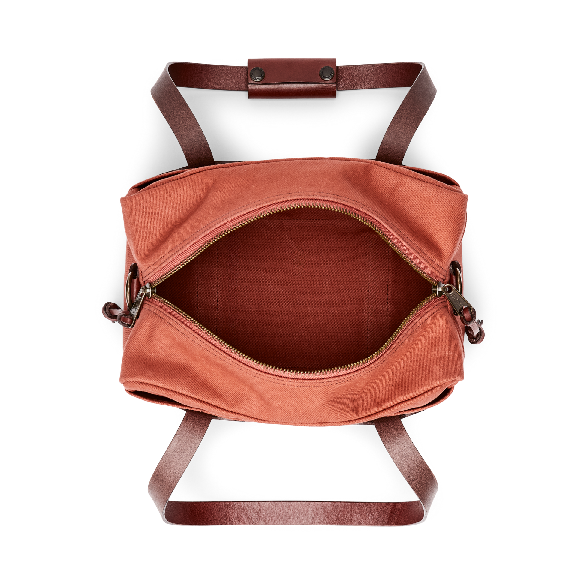 Alternate view of the Filson Rugged Twill Xs Compact Duffle Bag - Light Rust