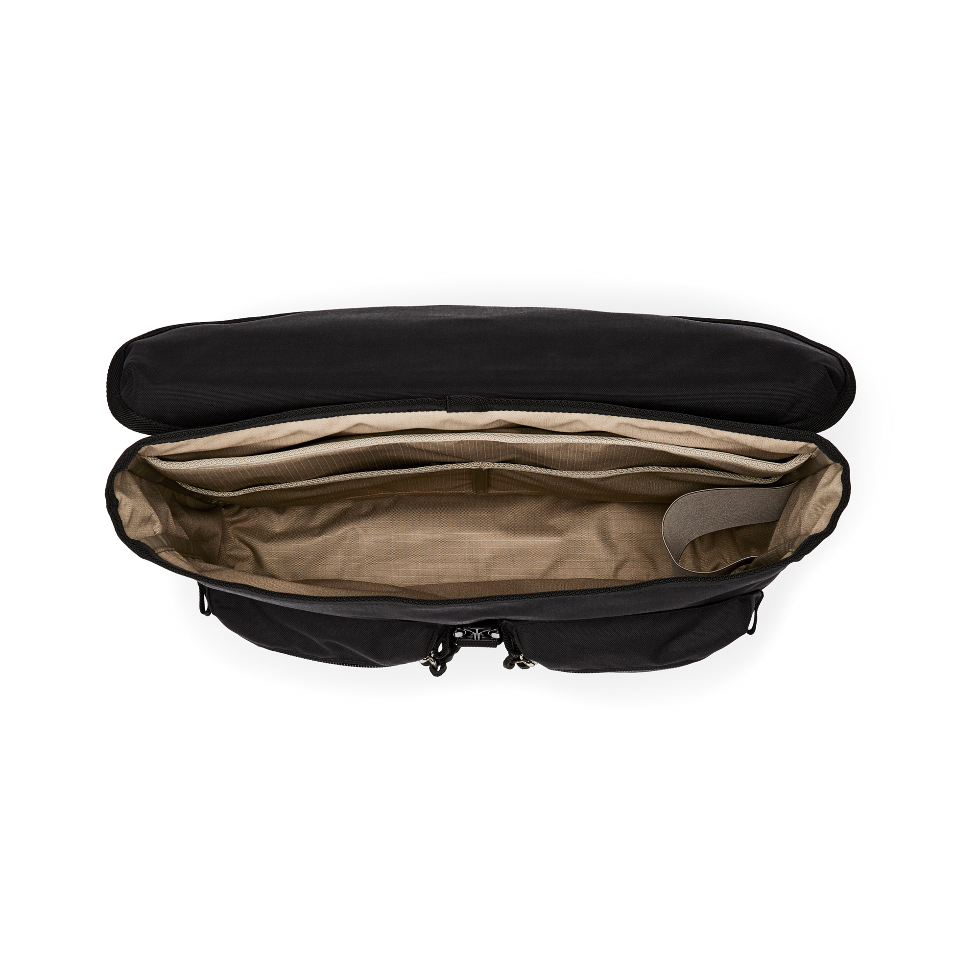 Alternate view of the Filson Surveyor Messenger Bag - Black