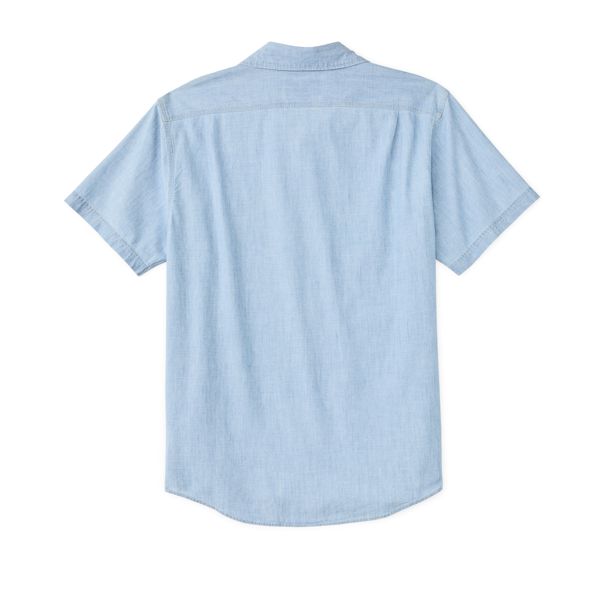 Alternate view of the Filson Short Sleeve Chambray Shirt  - Light Indigo Chambray