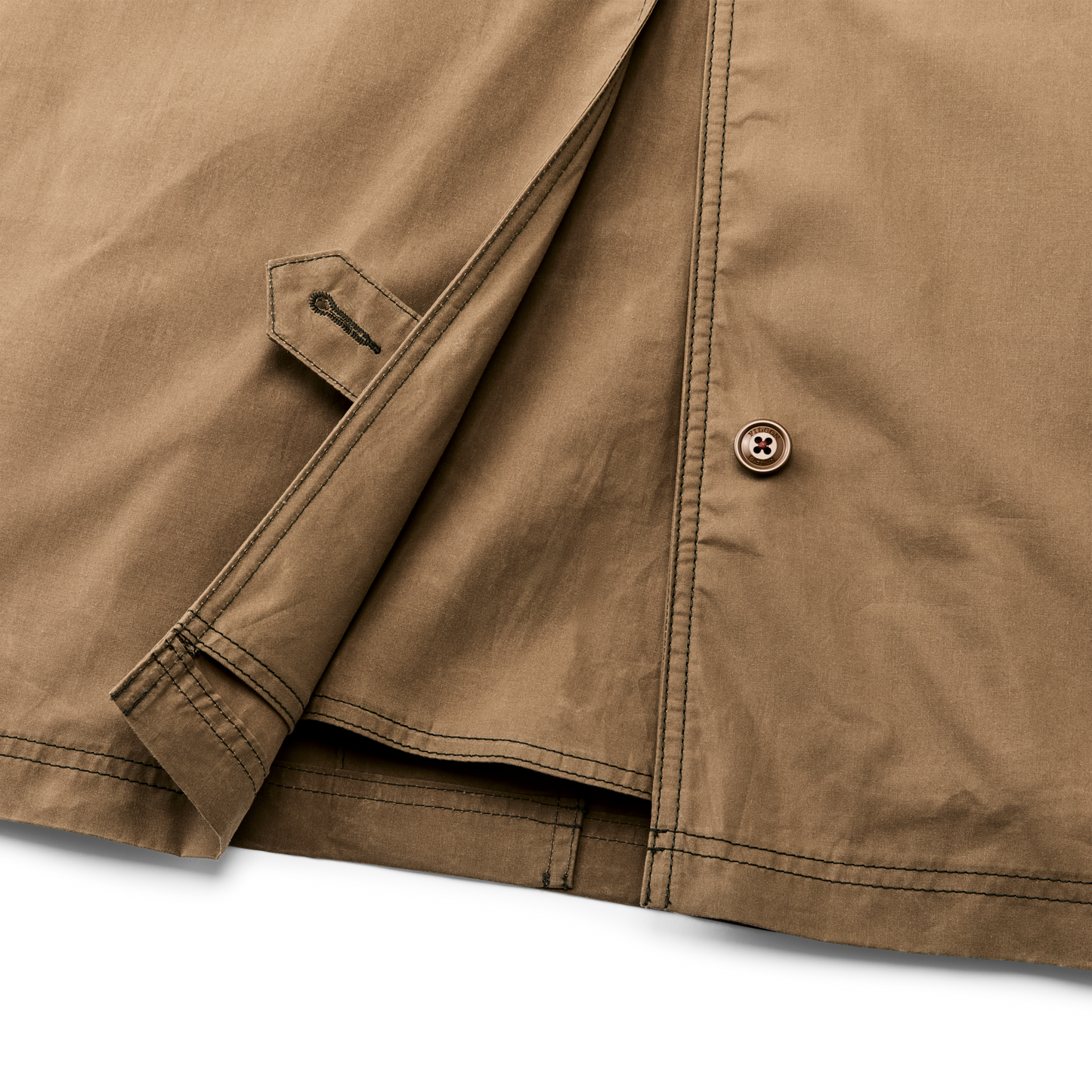 Alternate view of the Filson Women's Ranger Raincoat - Dark Beige