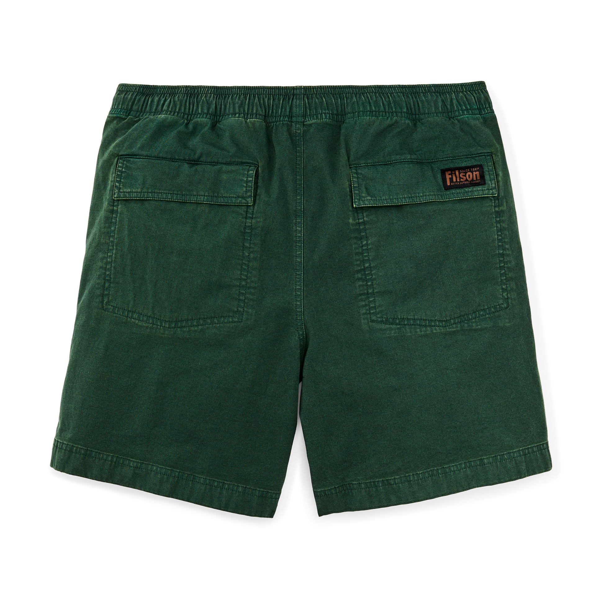 Alternate view of the Filson Granite Mountain Pull On Shorts - Pine Needle