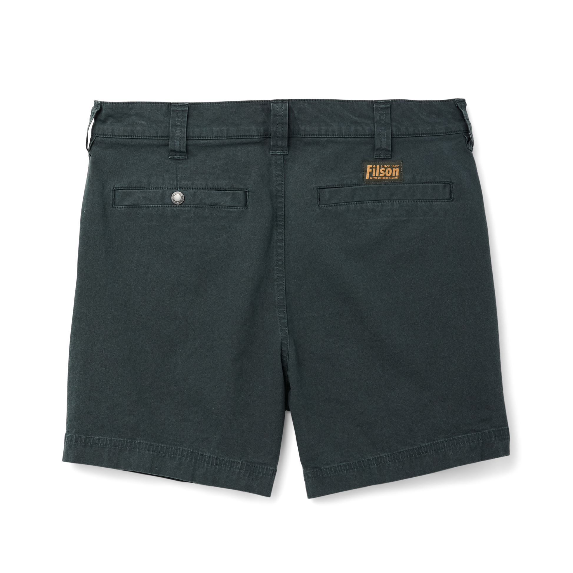 Alternate view of the Filson Granite Mountain 6" Shorts - Dark Pine