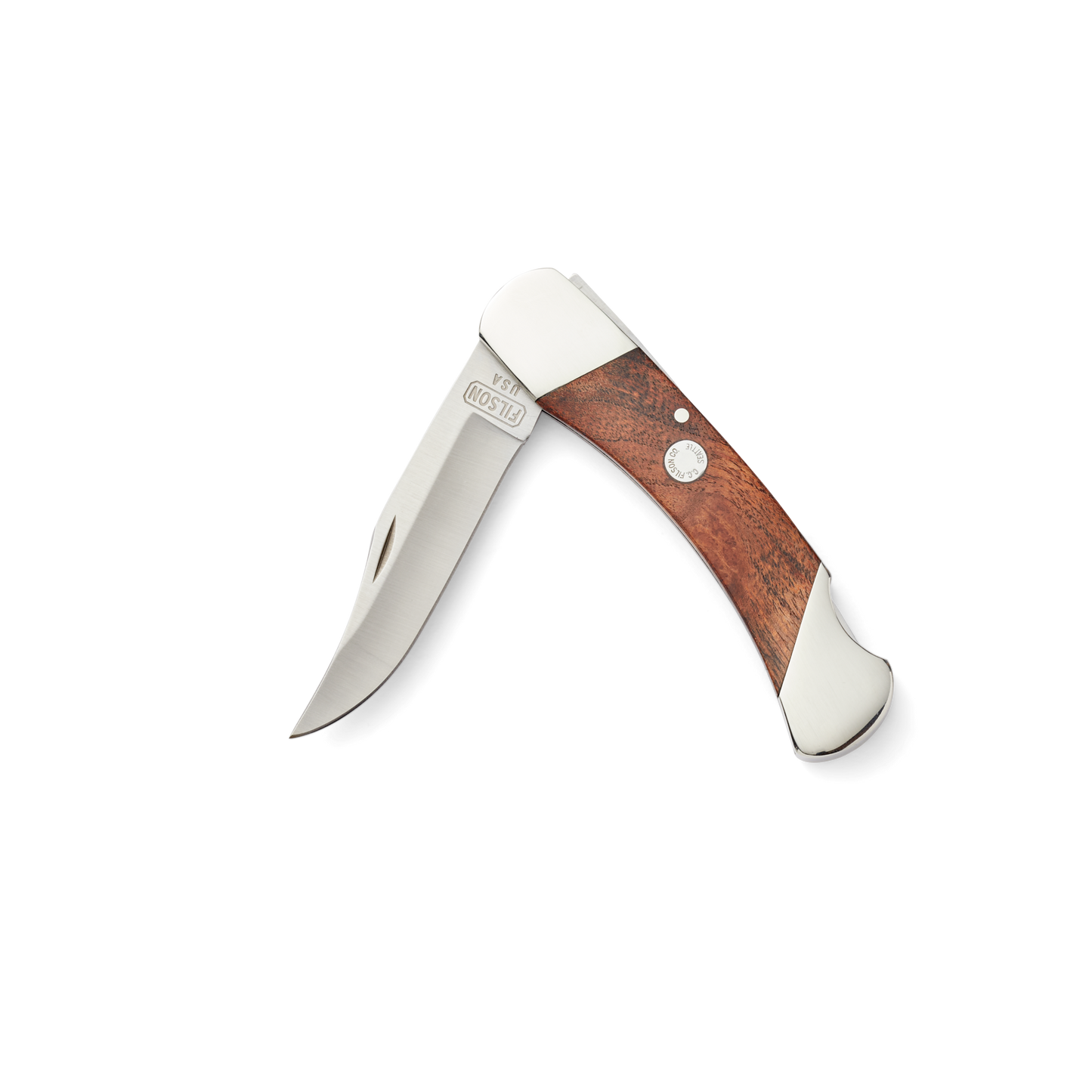 Alternate view of the Filson Mesquite Professional Lockback Knife - Brown