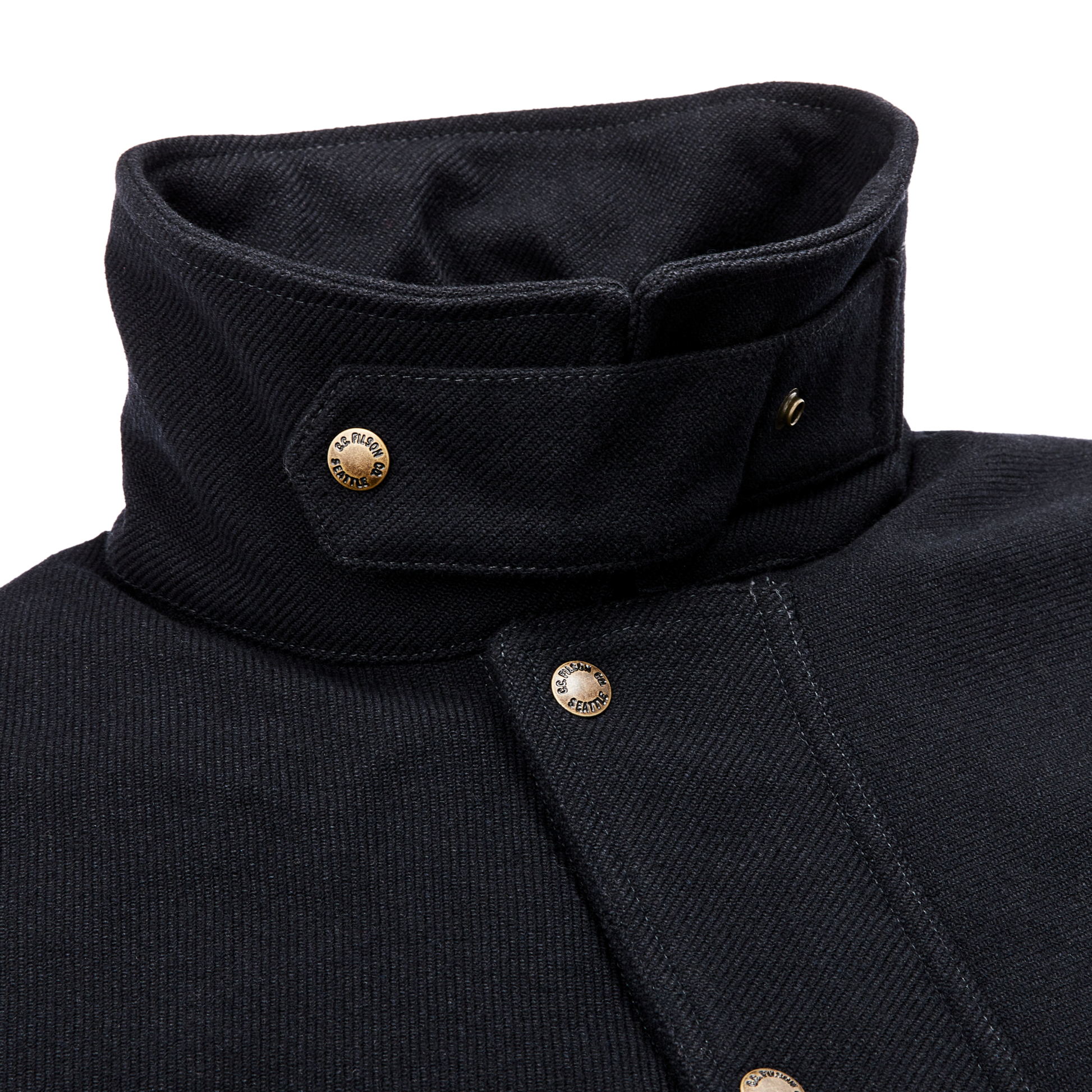 Alternate view of the Filson Cavalry Wool Field Jacket - Navy