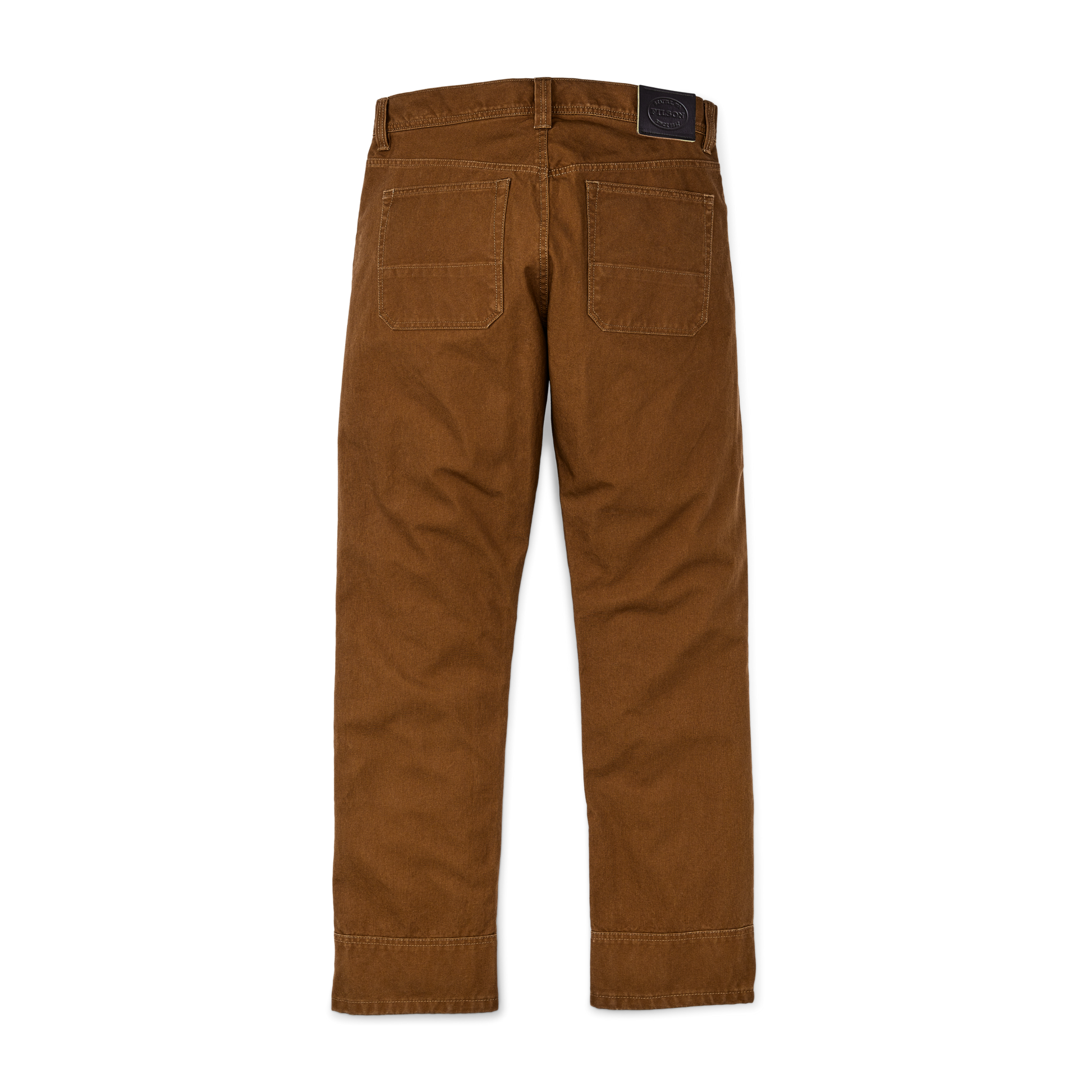 Alternate view of the Filson Dry Tin Cloth 5-pocket Pants - Whiskey