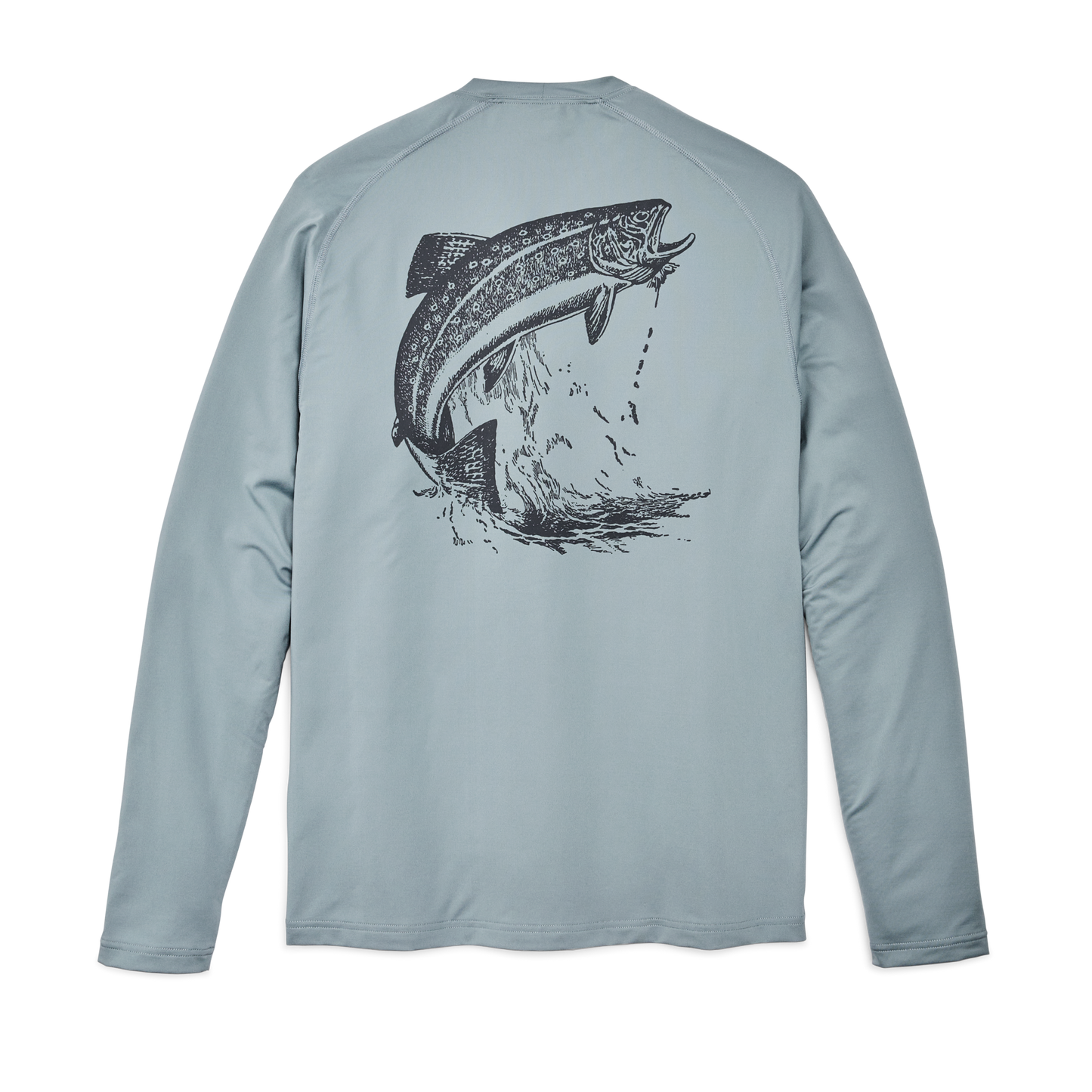 Alternate view of the Filson Long Sleeve Barrier T-shirt - Lead / Fish