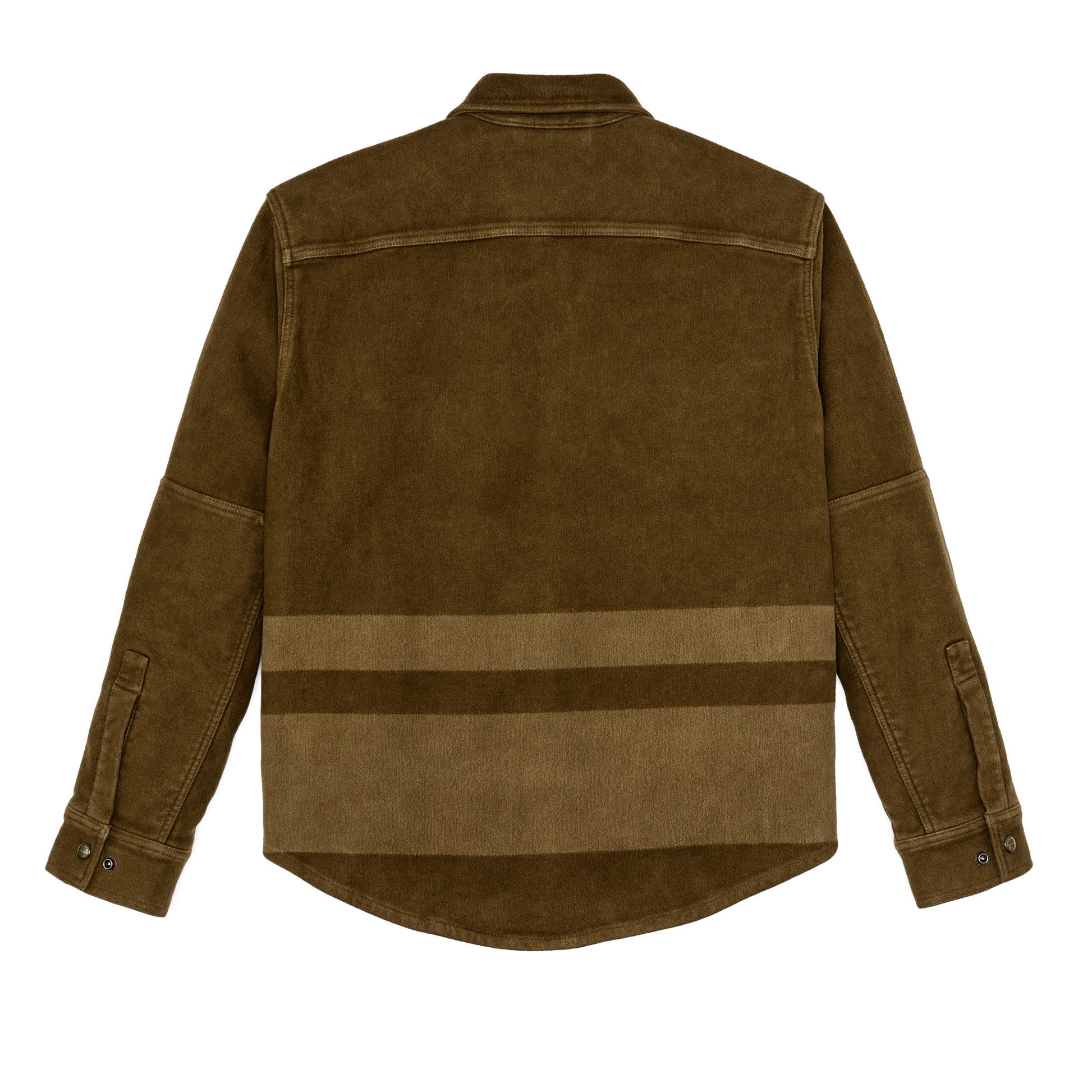 Alternate view of the Filson Beartooth Jac-shirt - Marsh Olive Blanket Stripe