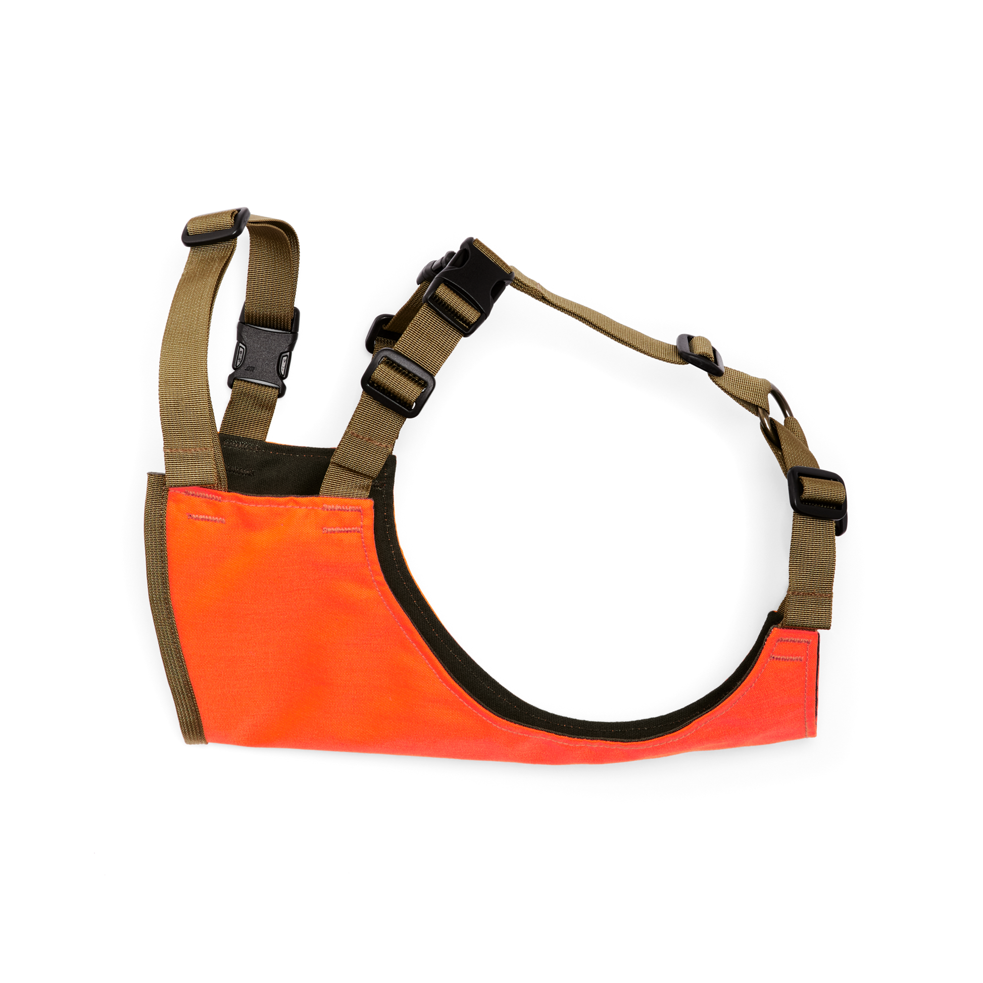 Alternate view of the Filson Dog Chest Protector - Blaze Orange