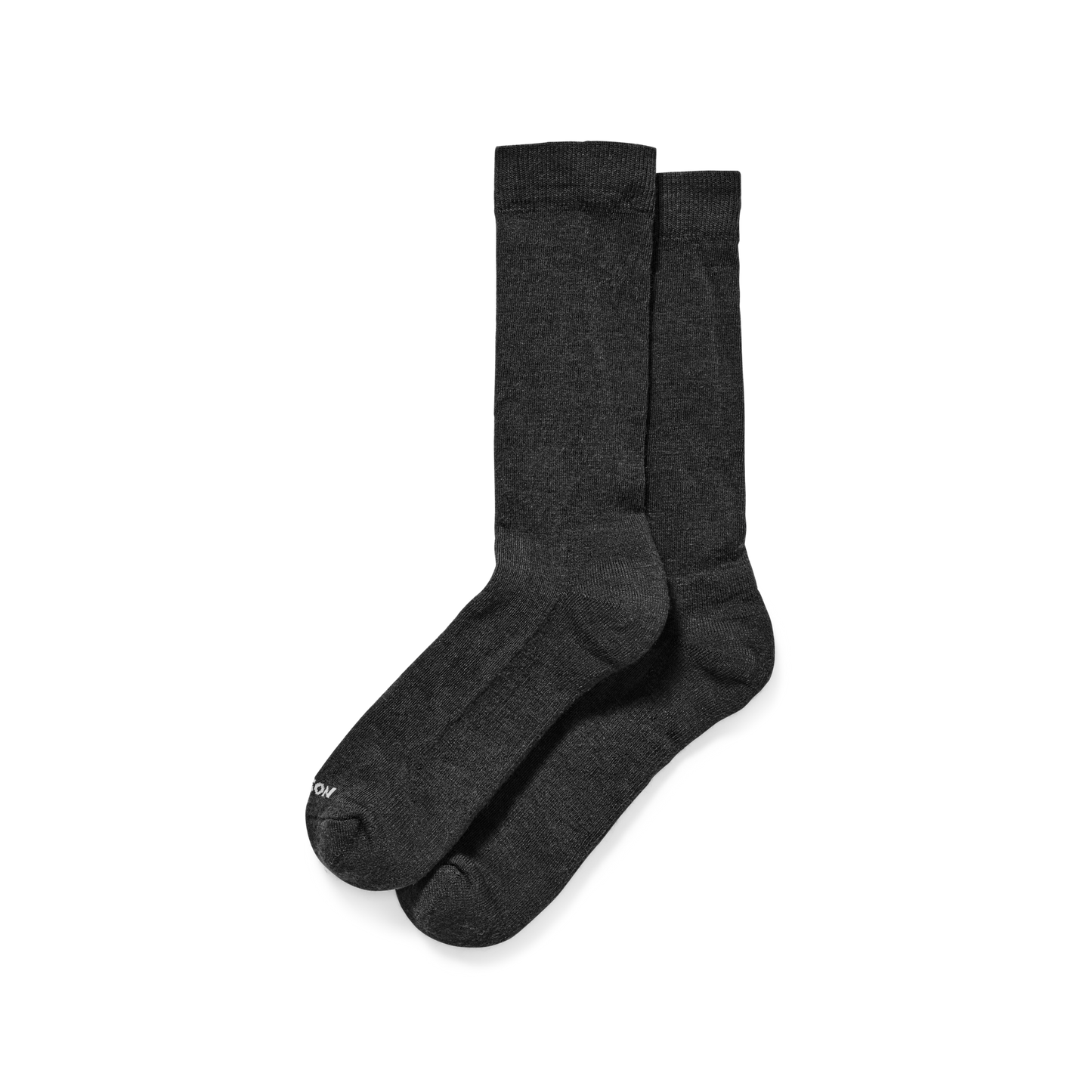 Front-facing image of the Filson Everyday Crew Socks - Charcoal