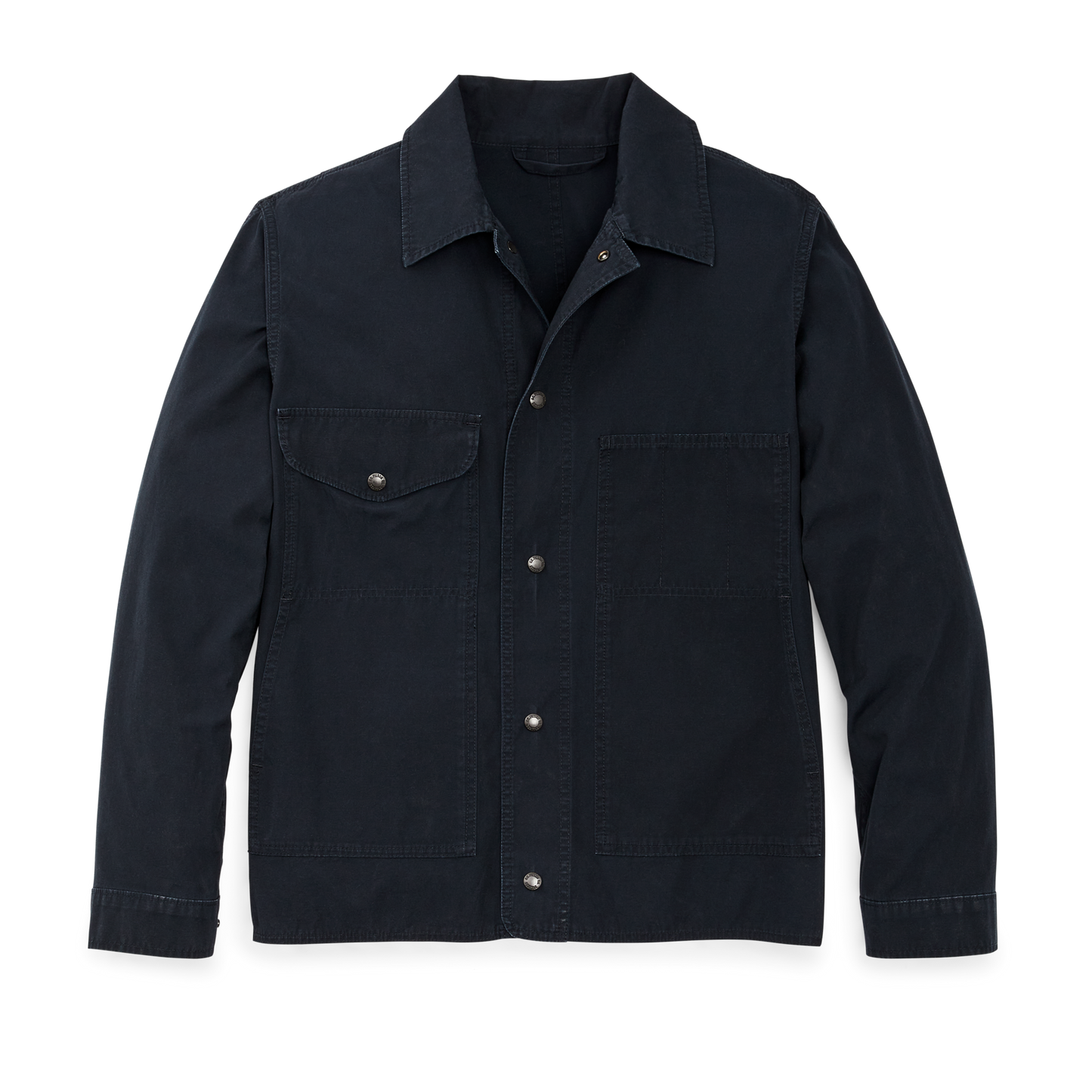 Front-facing image of the Filson Safari Cloth Jacket - Anthracite