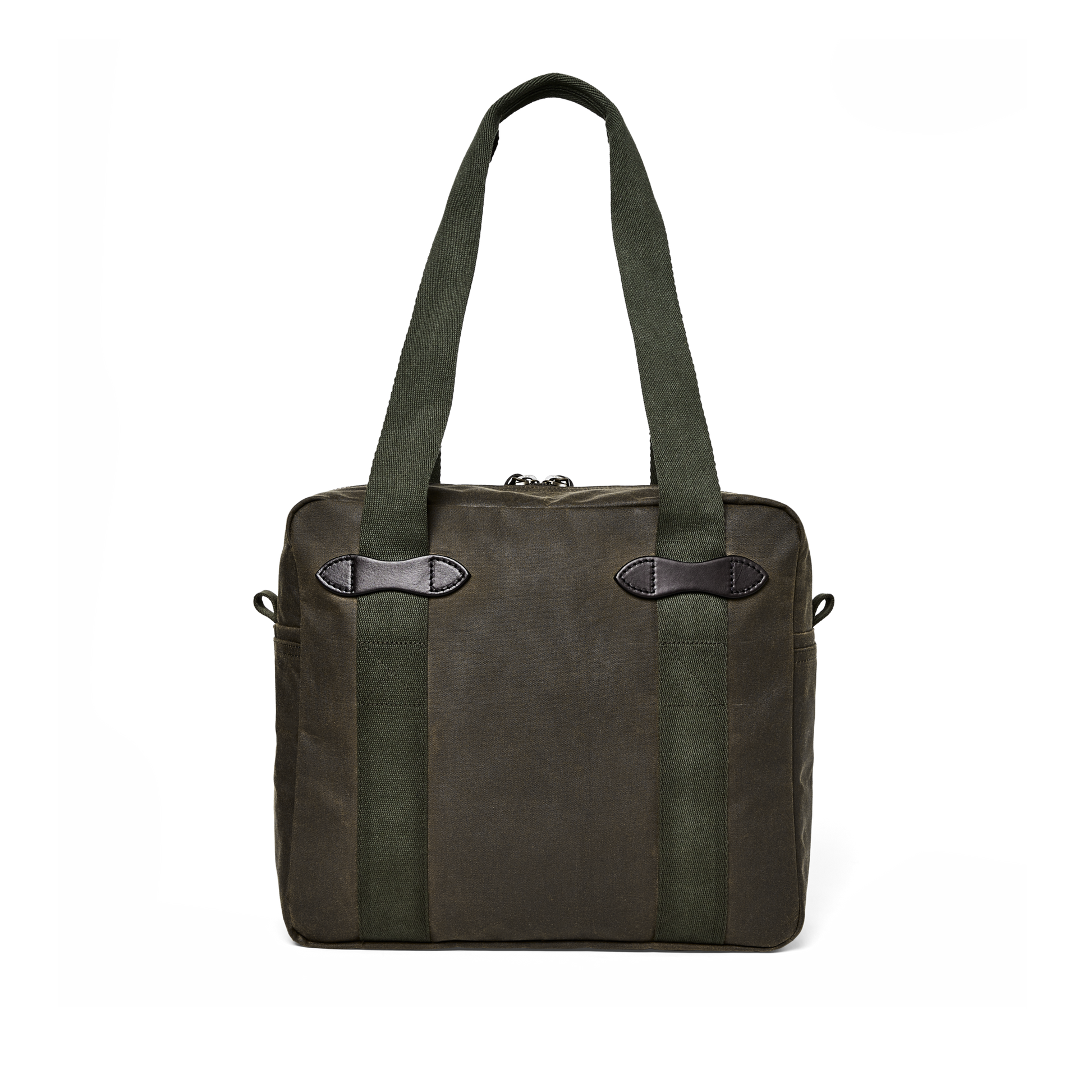 Alternate view of the Filson Tin Cloth Zipper Tote Bag - Otter Green