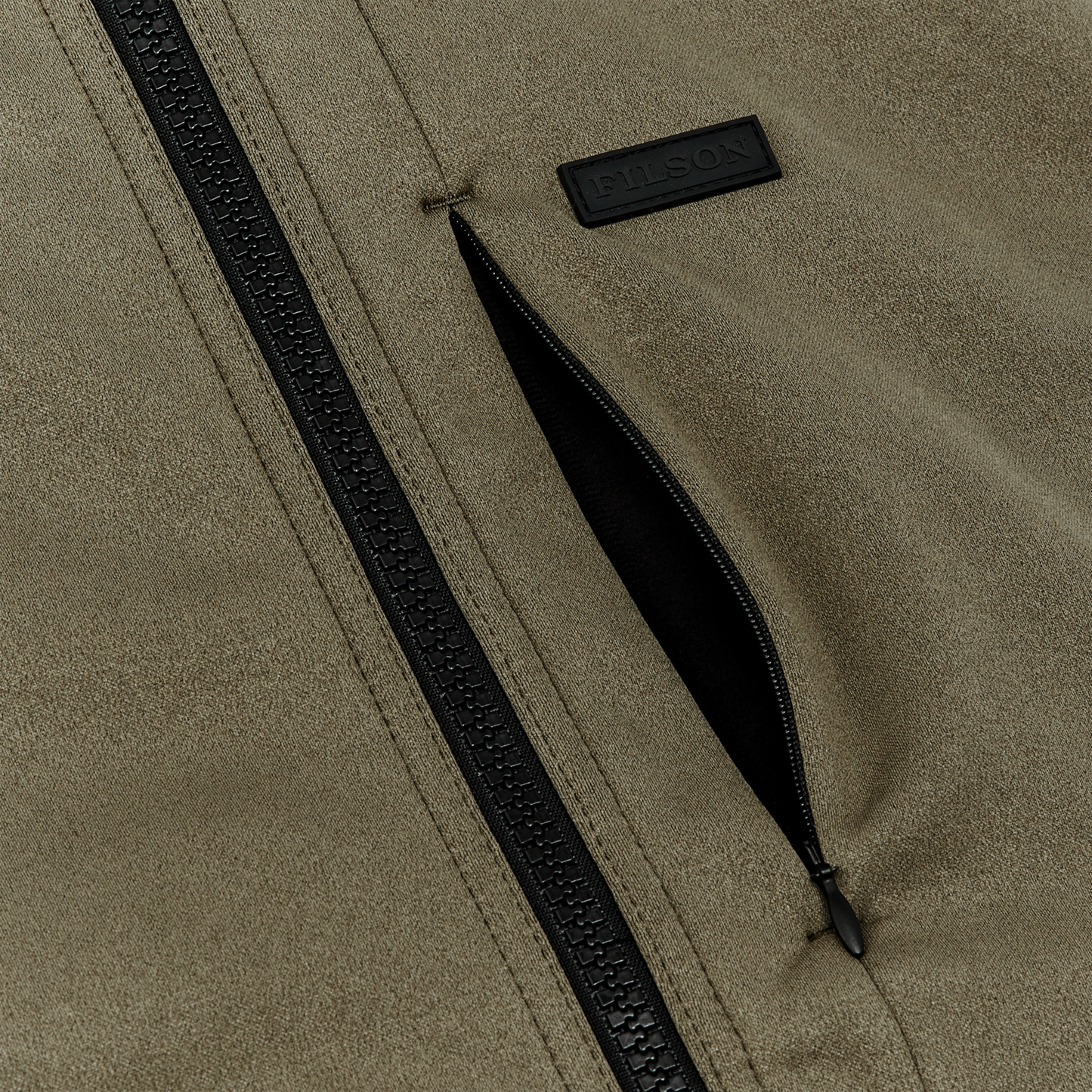 Alternate view of the Filson Granite Spire Fleece Vest  - Field Olive