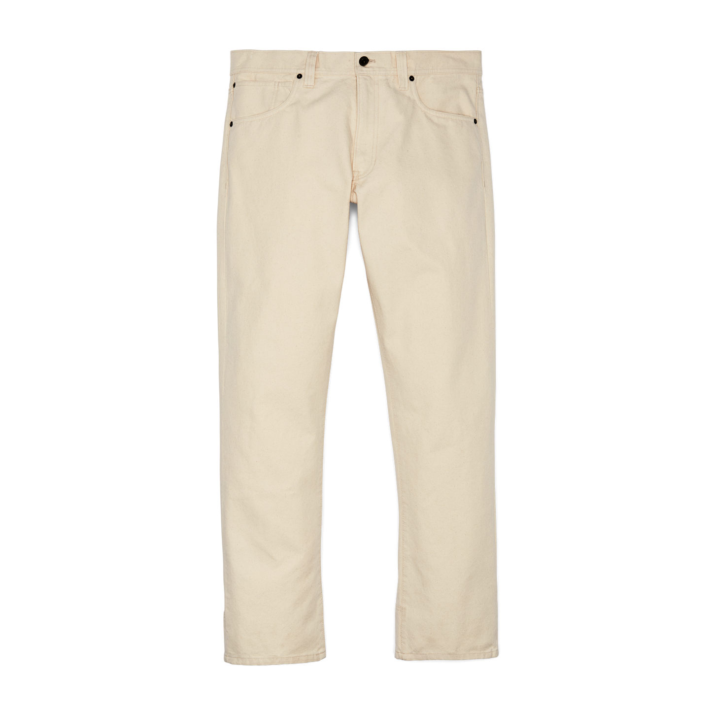 Front-facing image of the Filson Dry Tin Cloth 5-pocket Pants - Natural Seed