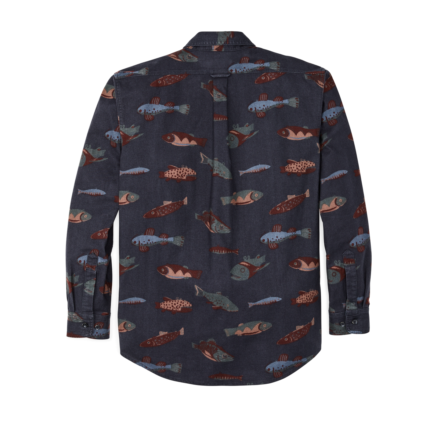 Alternate view of the Filson Alaskan Guide Shirt - Fish Decoy Navy